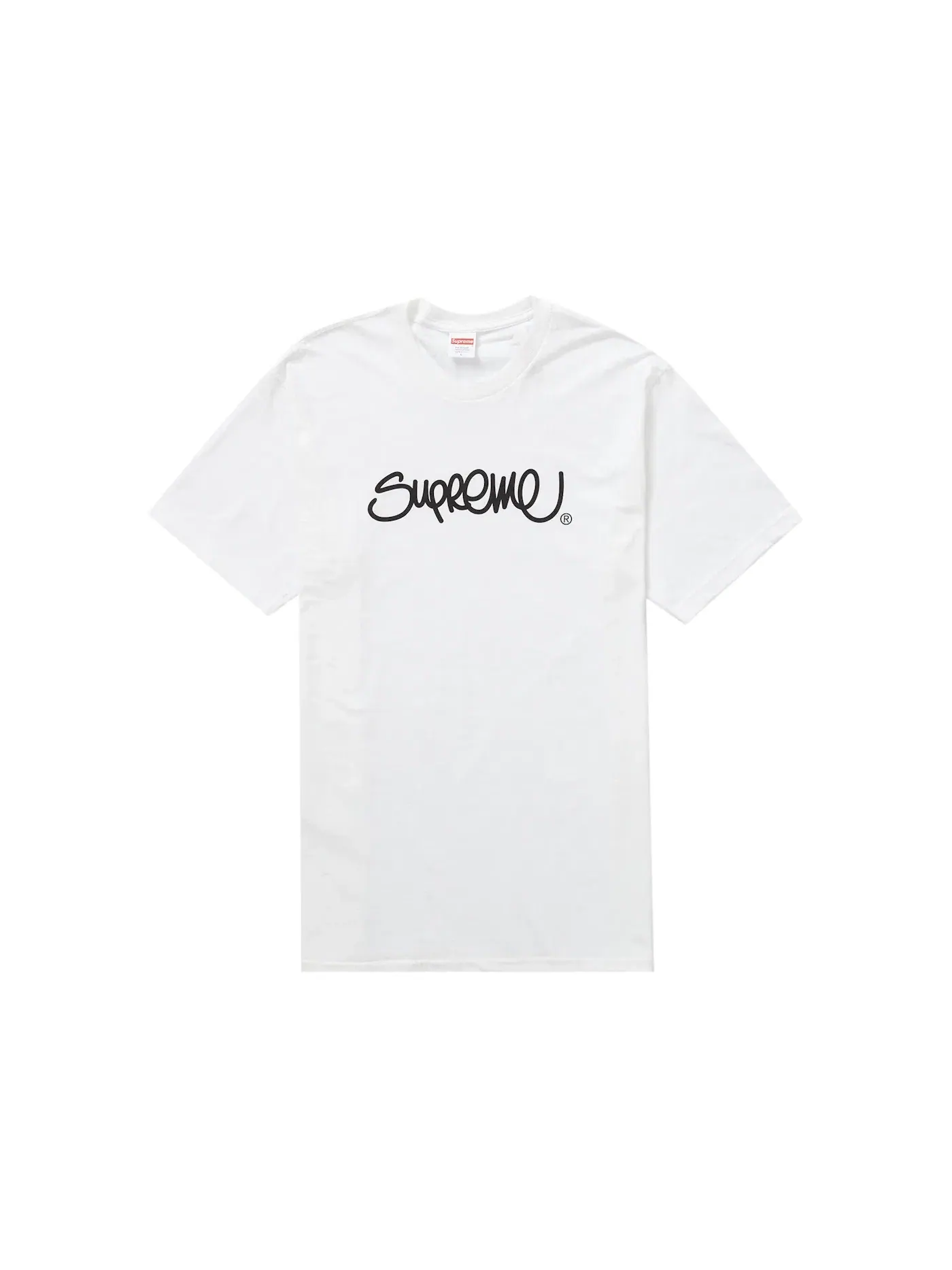 Мужская футболка с принтом Handstyle Tee Supreme — изображение 1 из 1, белый