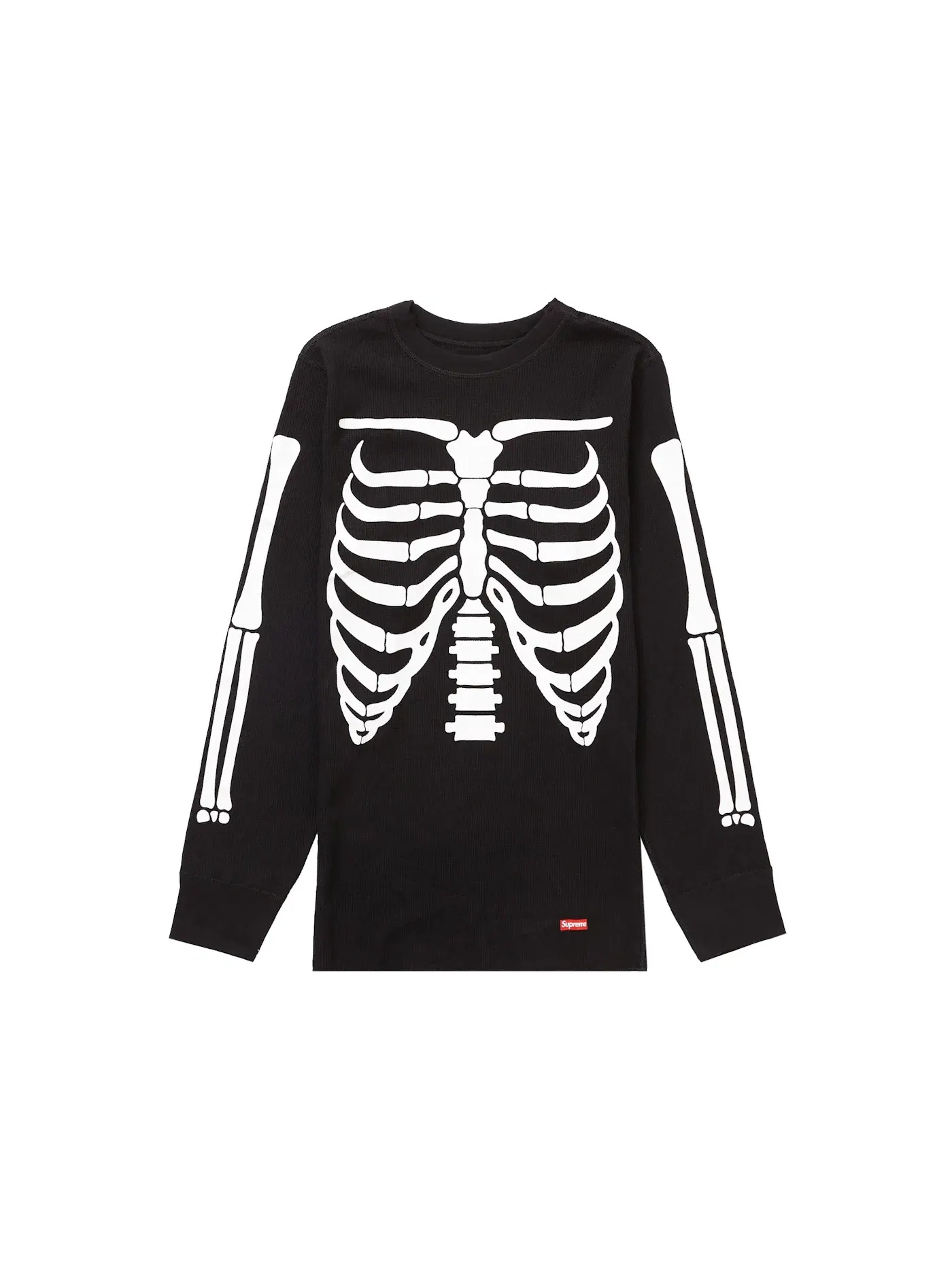 Детская толстовка с принтом Bones Thermal Crew Supreme — изображение 1 из 1, черный