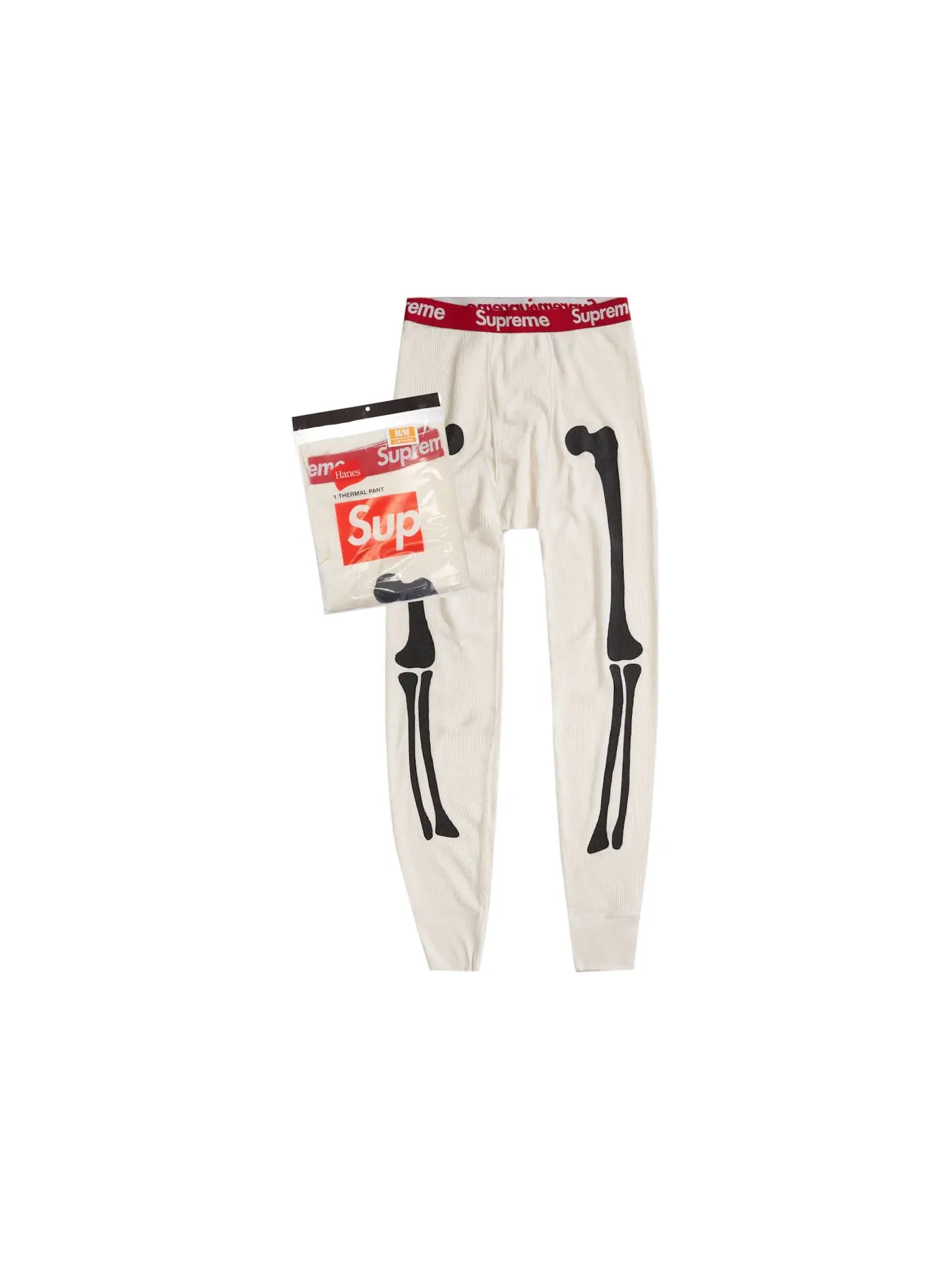 Детские спортивные штаны с принтом Bones Thermal Pant Supreme — изображение 1 из 3, прозрачный