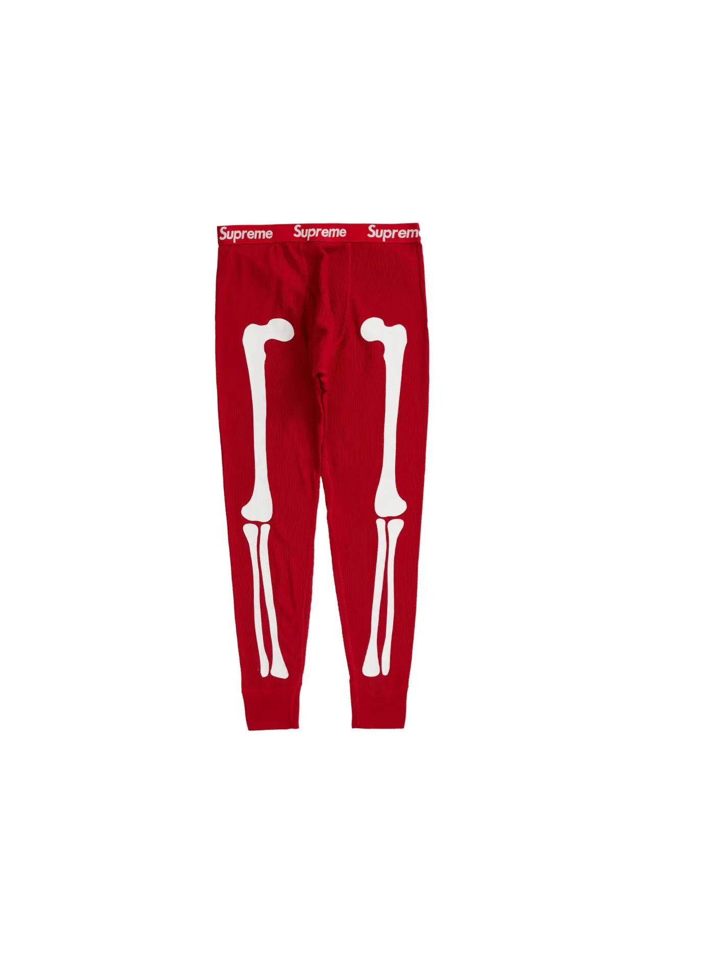 Детские штаны с принтом скелета Pant (1 Pack) Supreme — изображение 1 из 2, красный
