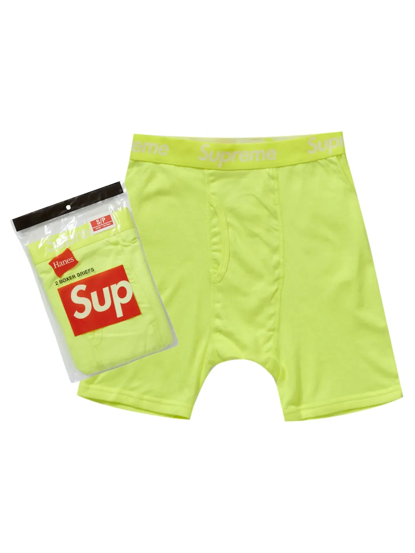 Мужские боксеры Supreme Hanes — изображение 1 из 1, желтый