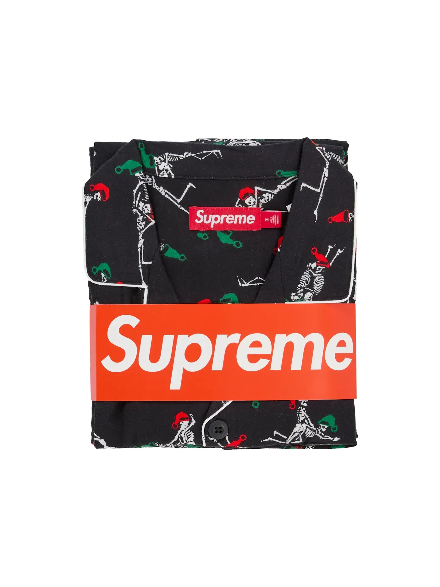 Мужской комплект пижам Holiday Pajama Set Supreme — изображение 2 из 2, черный