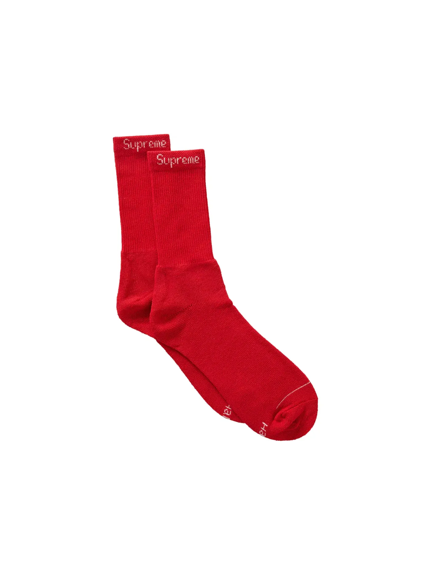 Детские носки Supreme Hanes Socks (4 Pack) — изображение 2 из 3, красный