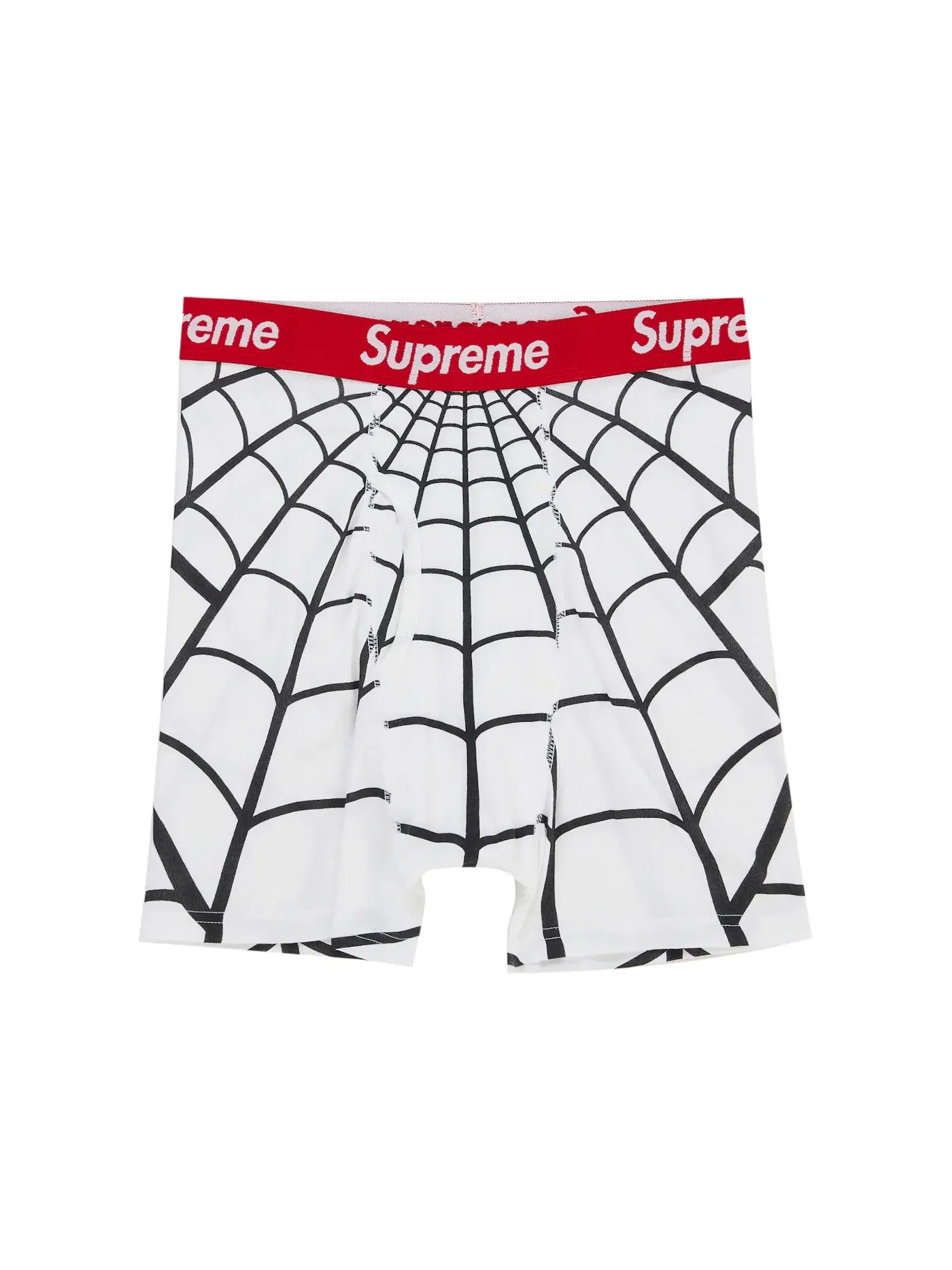 Детский набор трусов-боксеров с принтом Boxer Briefs (2 Pack) Supreme — изображение 2 из 3, белый