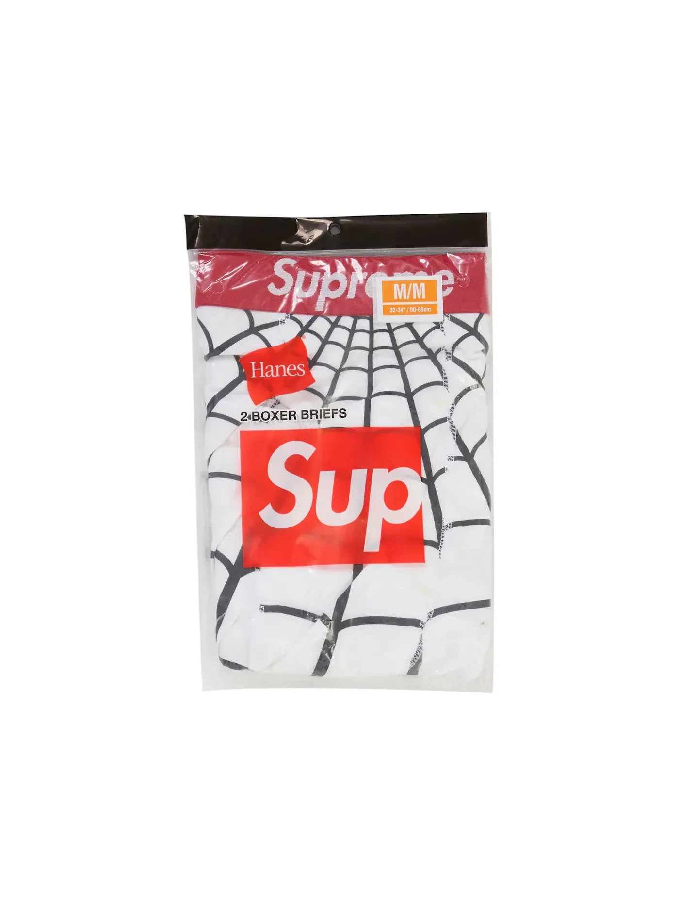 Детский набор трусов-боксеров с принтом Boxer Briefs (2 Pack) Supreme — изображение 3 из 3, белый