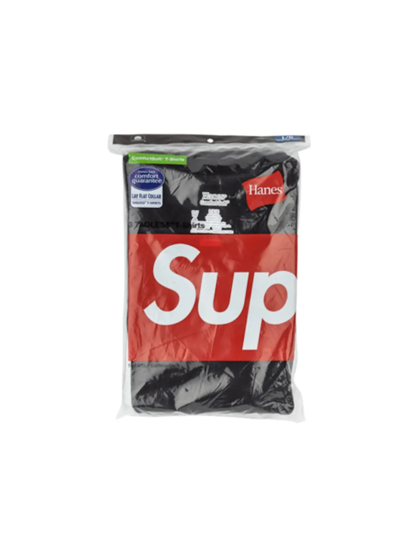 Детский комплект футболок с принтом Supreme (3 Pack) — изображение 1 из 1, черный