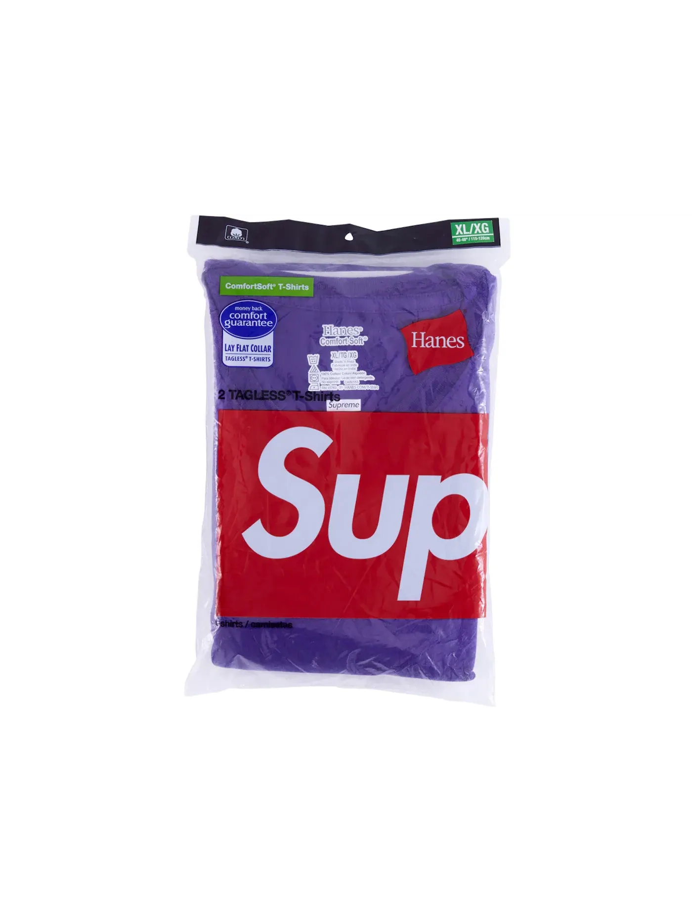 Унисекс футболки с логотипом Supreme, Tees (2 Pack) Supreme — изображение 1 из 2, фиолетовый