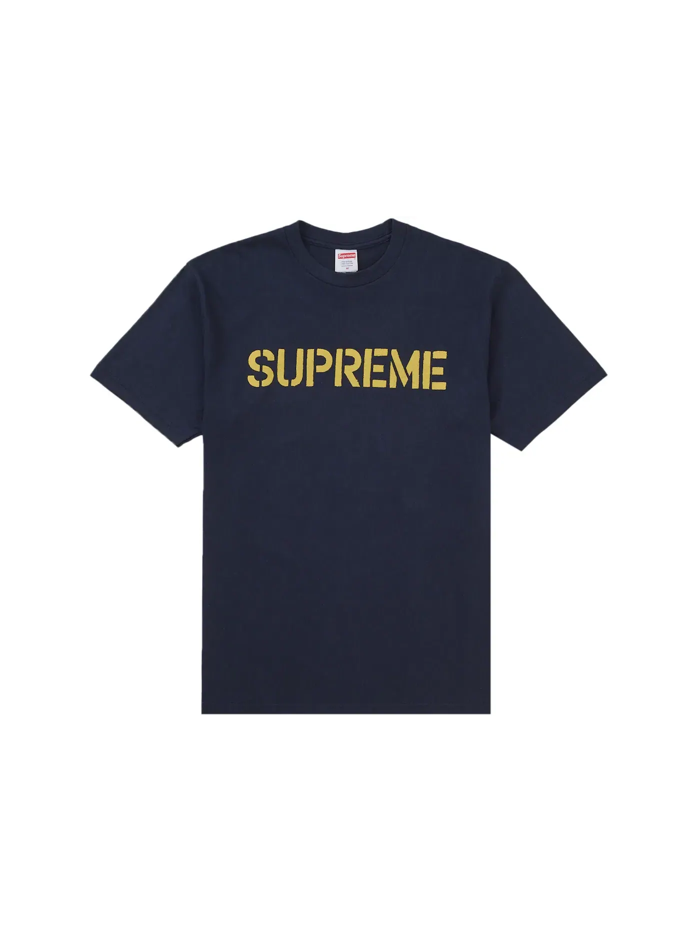 Мужская футболка с принтом Hard Supreme — изображение 1 из 2, темно-синий