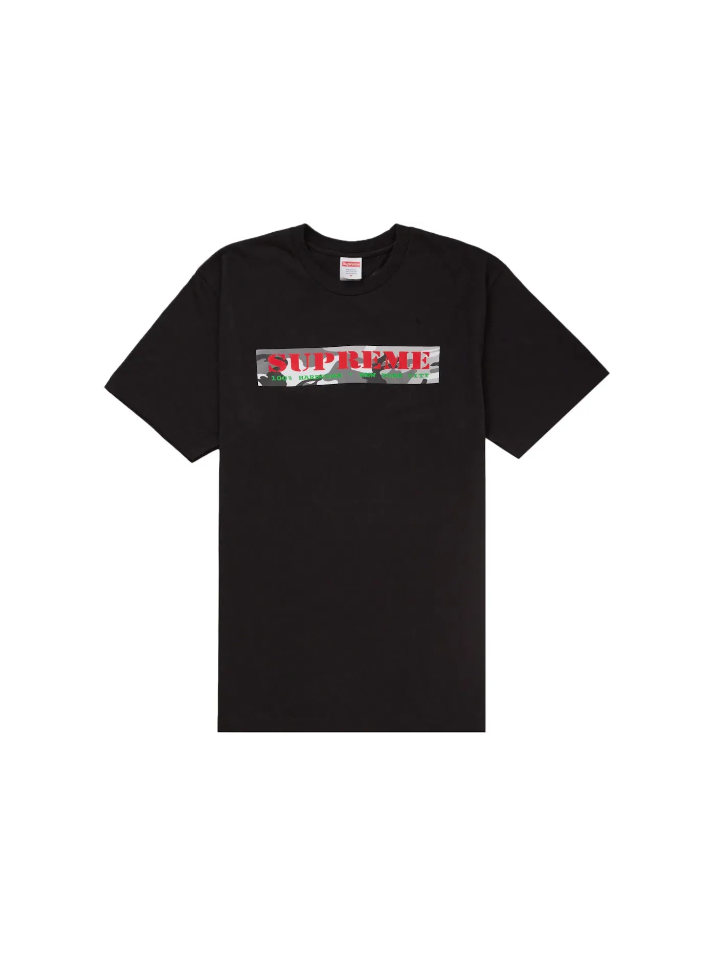 Мужская футболка с принтом Supreme Tee — изображение 1 из 1, черный