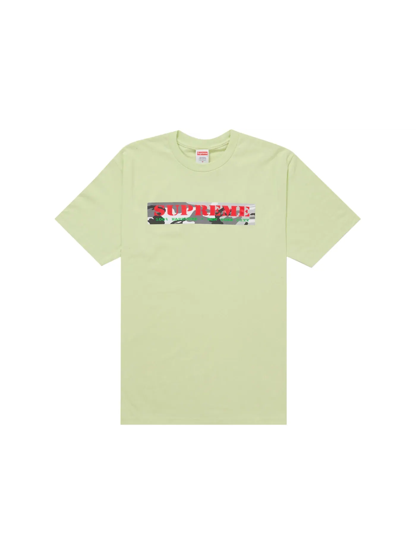 Мужская футболка с принтом Supreme Tee, Pale Mint — изображение 1 из 1