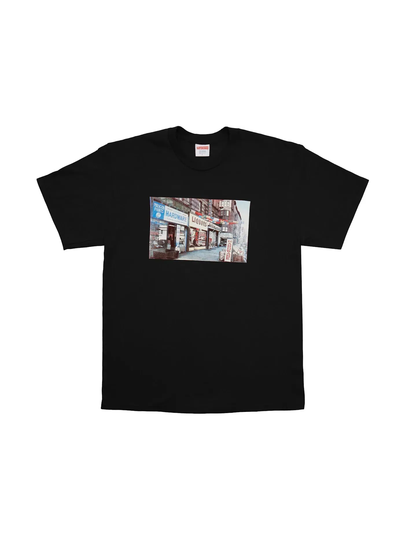 Мужская футболка с принтом Supreme Tee — изображение 1 из 2, черный