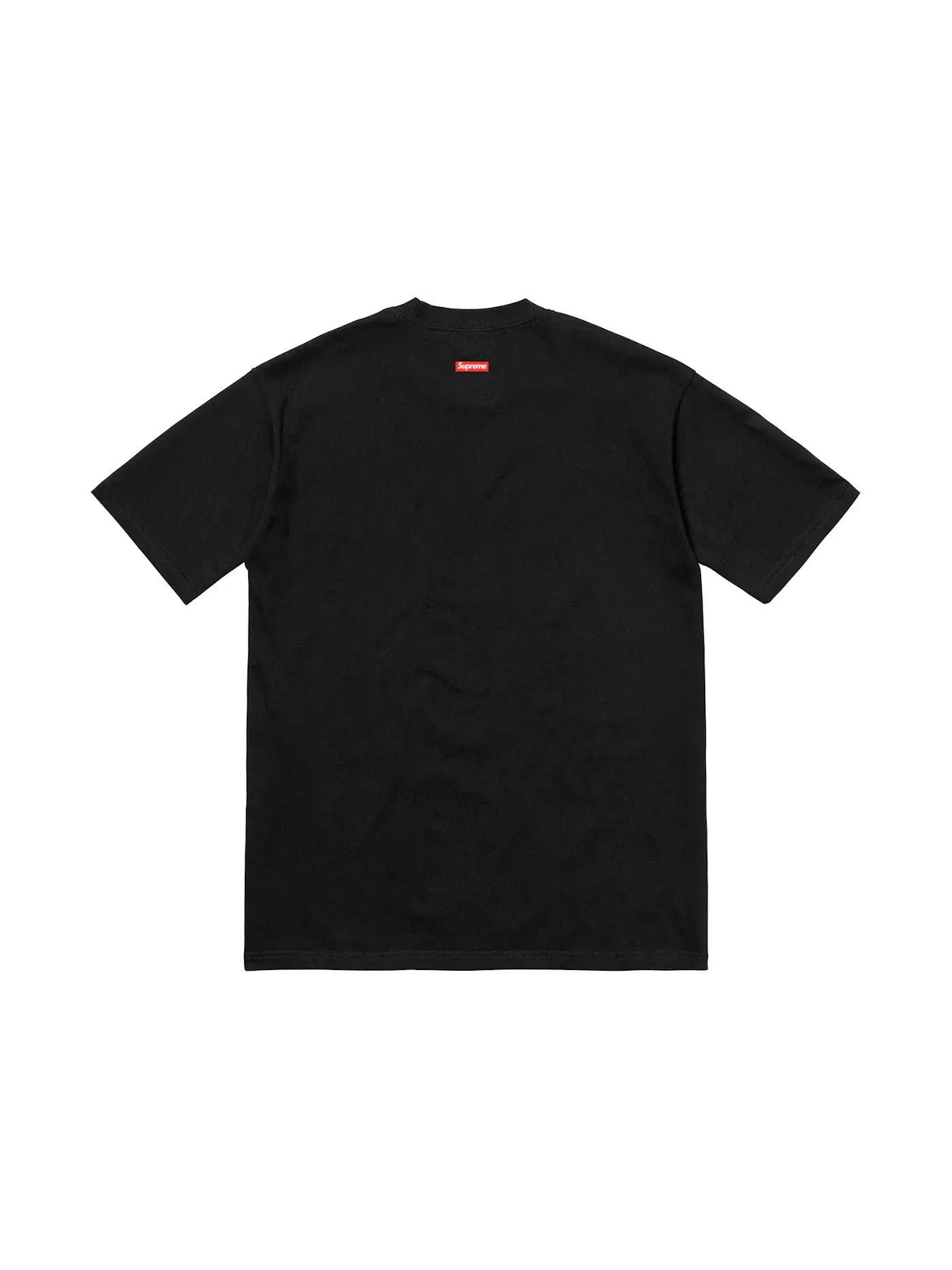 Мужская футболка с принтом Supreme Tee — изображение 2 из 2, черный