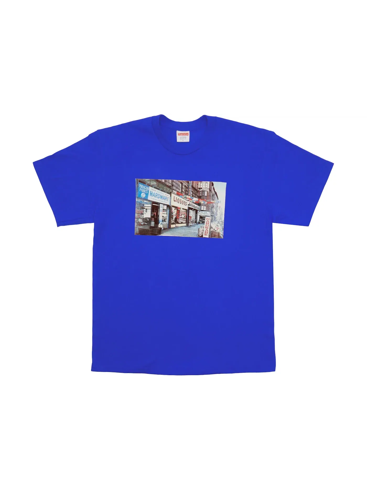 Мужская футболка с принтом Supreme Hardware Tee Supreme — изображение 1 из 2, королевский