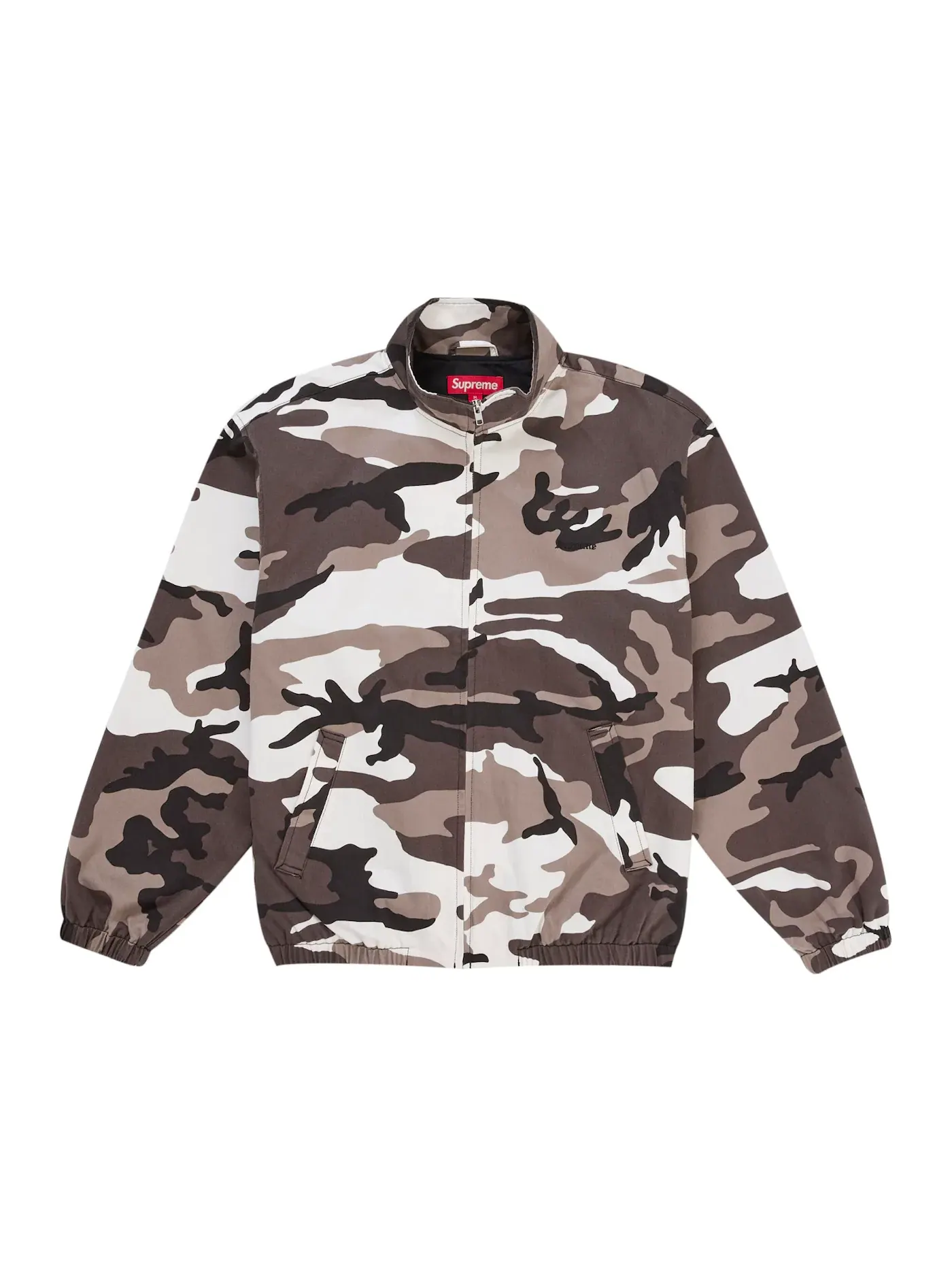 Мужская куртка с камуфляжным принтом Supreme Jacket — изображение 1 из 3, снежный камуфляж