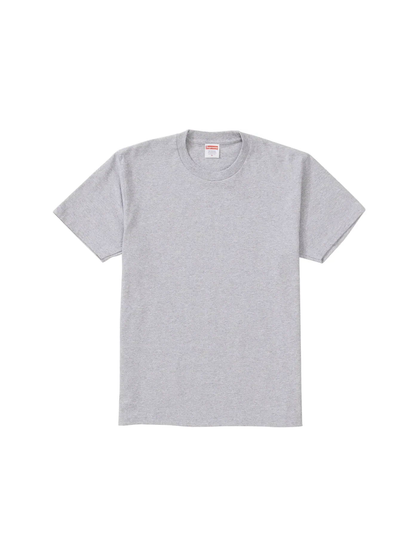 Мужская футболка с принтом Supreme Tee — изображение 2 из 2, серый