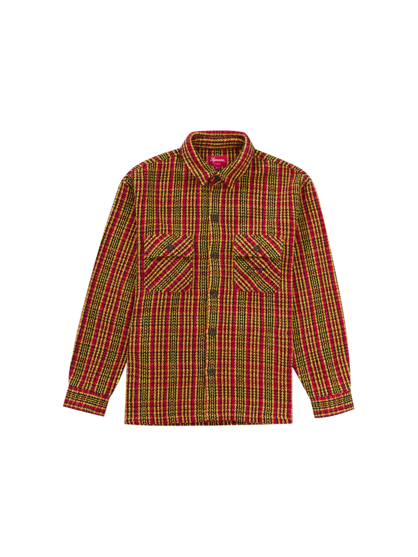 Мужская рубашка из фланели Heavy Flannel Shirt Supreme — изображение 1 из 1, золото