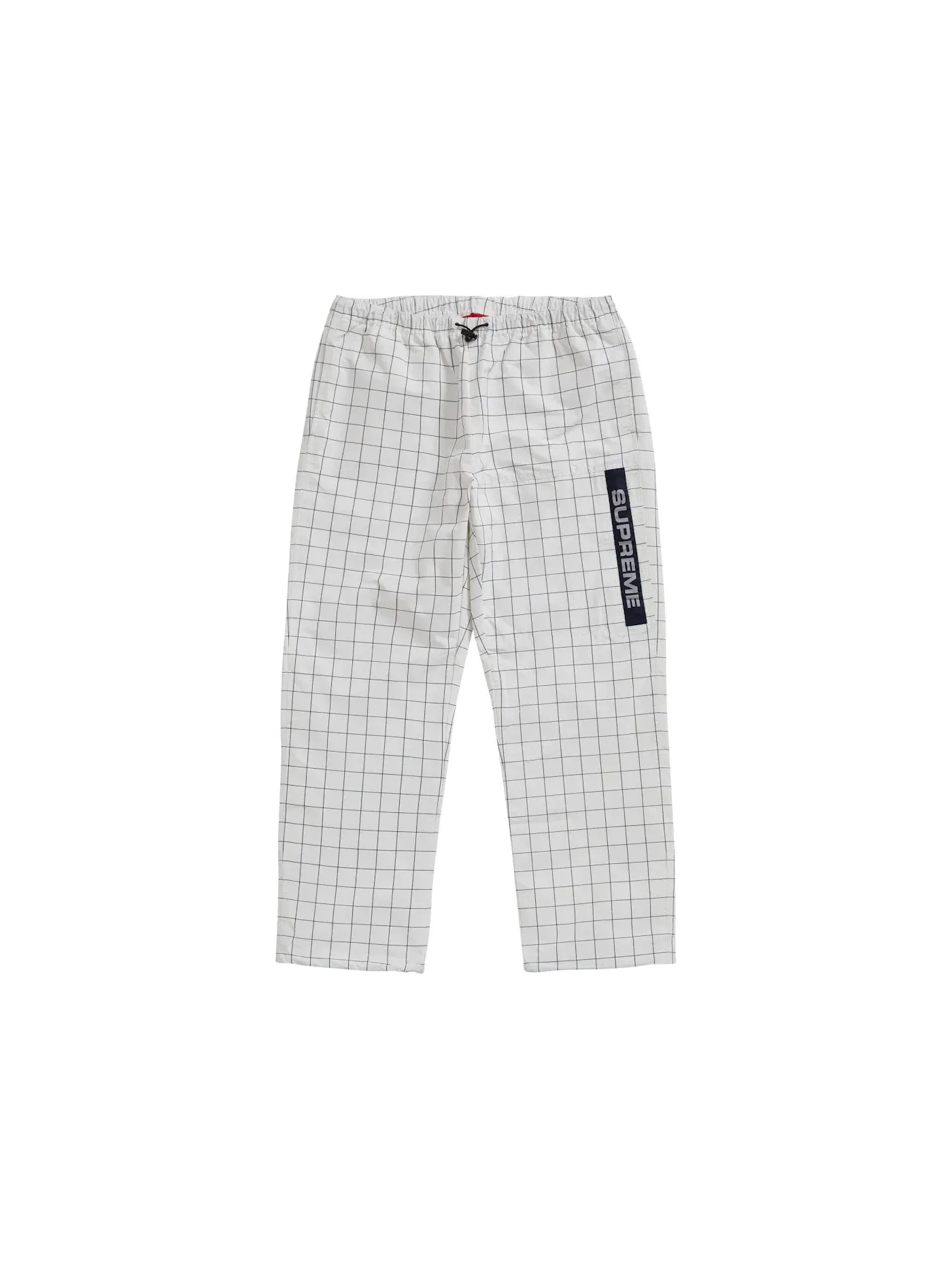 Мужские брюки с клетчатым принтом Supreme Heavy Nylon Pant, Windowpane — изображение 1 из 2