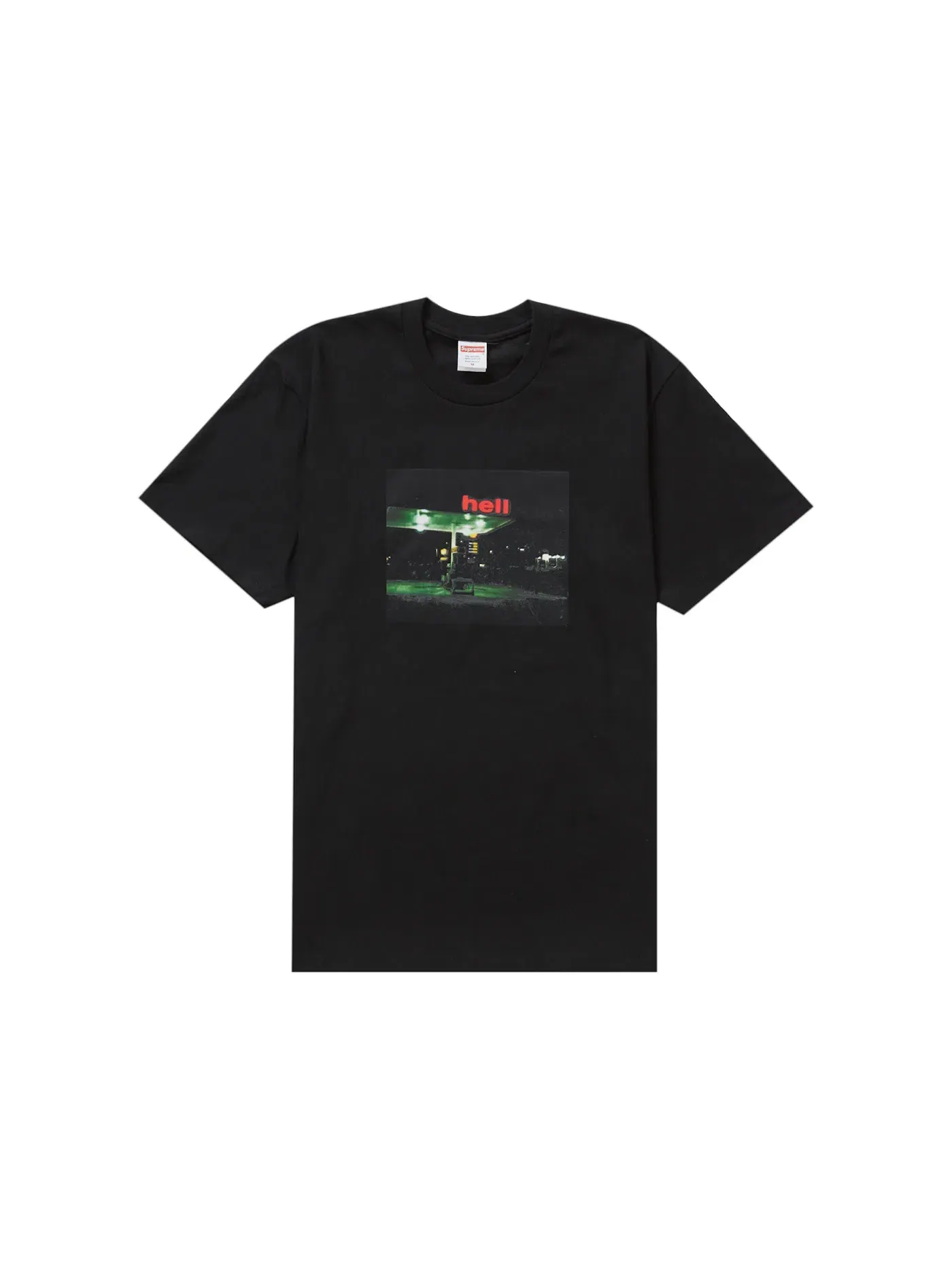 Мужская футболка с принтом Tee Supreme — изображение 1 из 2, черный