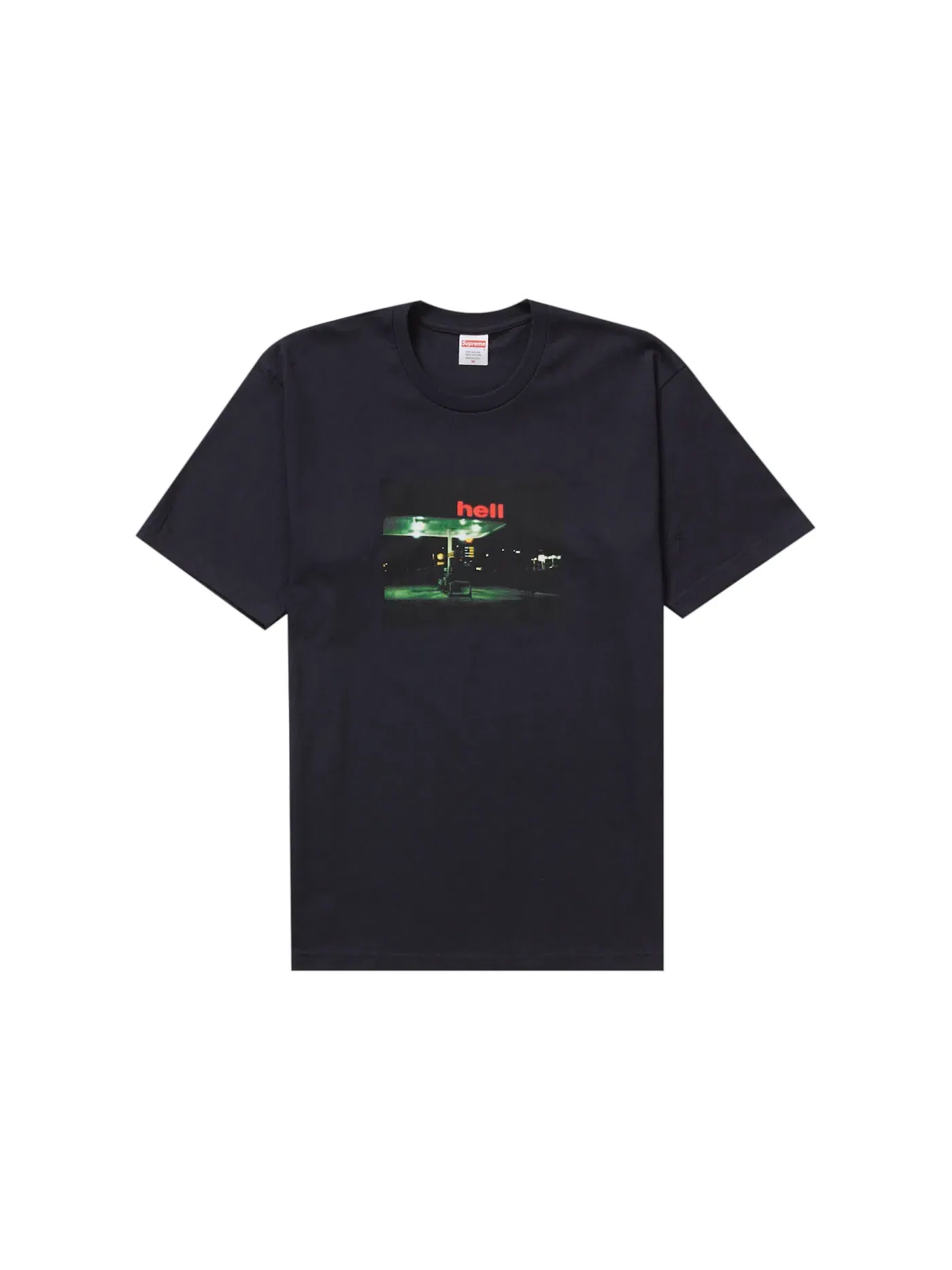 Мужская футболка Supreme Tee — изображение 1 из 2, темно-синий