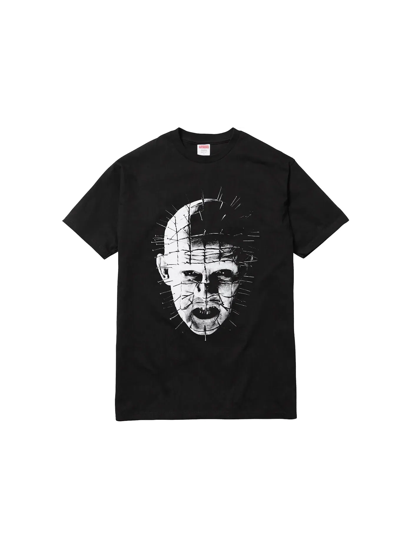 Мужская футболка с принтом Supreme Hellraiser Pinhead Tee — изображение 1 из 2, черный