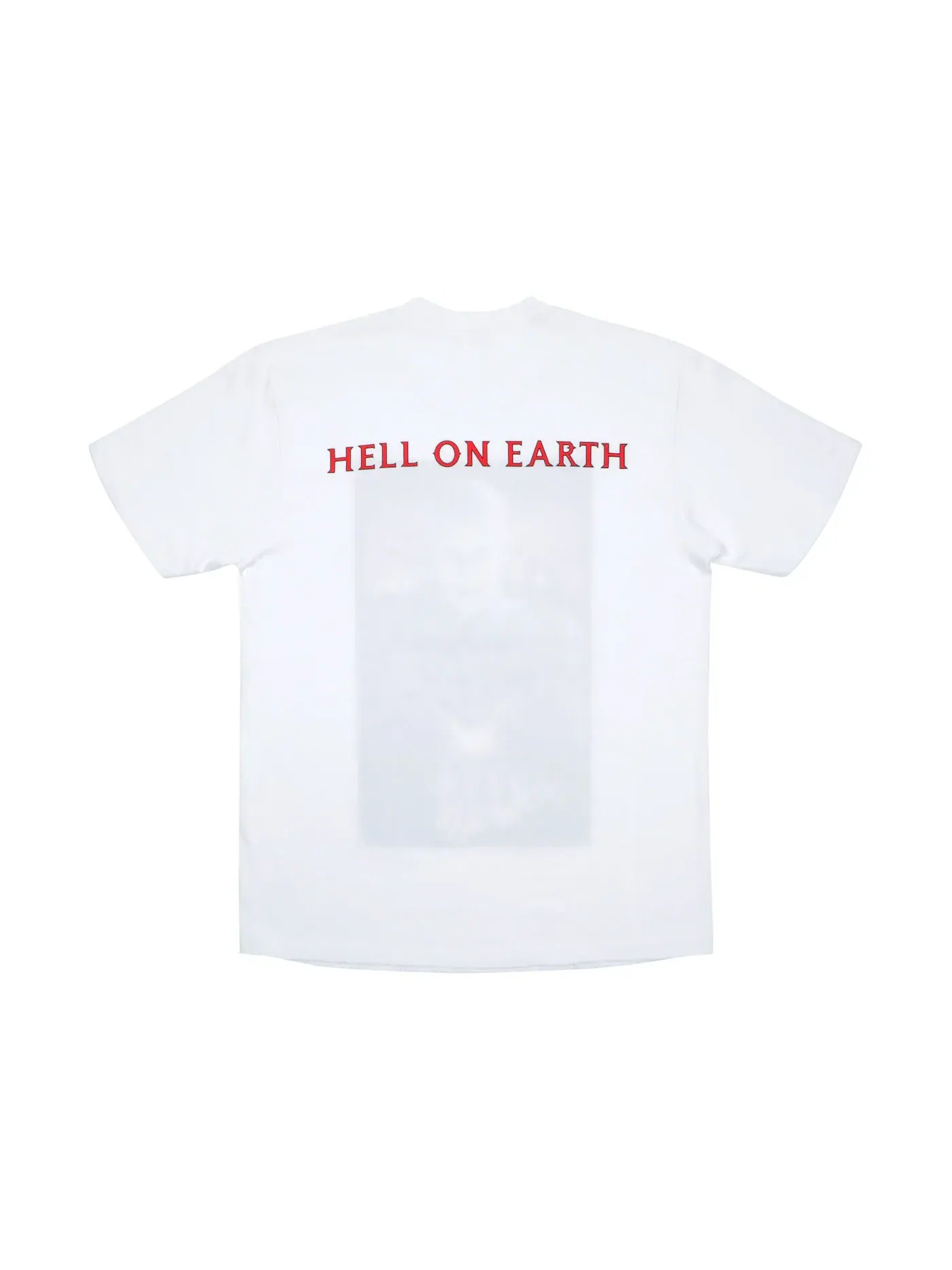 Мужская футболка с принтом Hellraiser Hell on Earth Supreme — изображение 2 из 2, белый