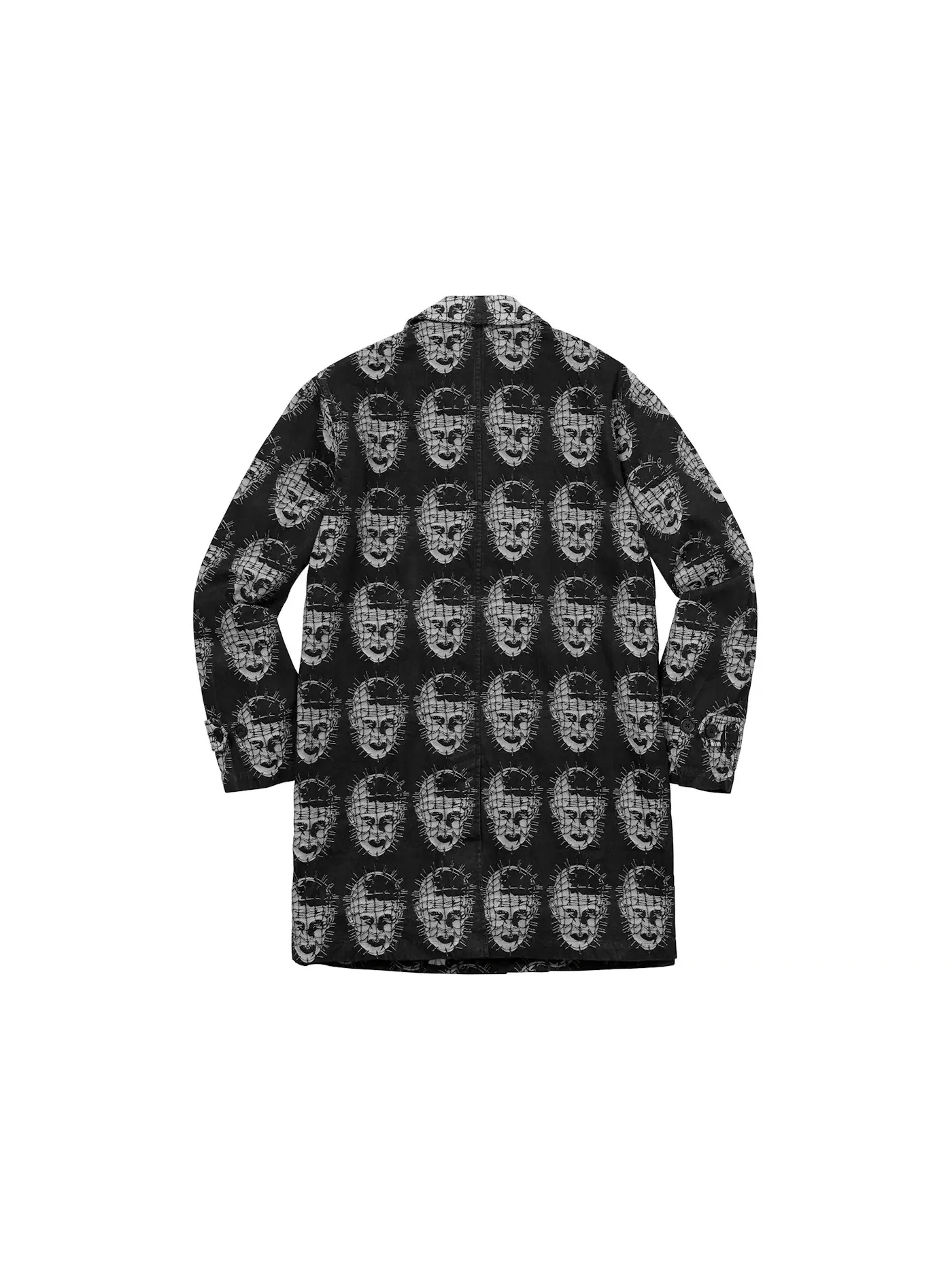 Мужское пальто с длинным рукавом Supreme Hellraiser Trench Coat — изображение 3 из 3, черный