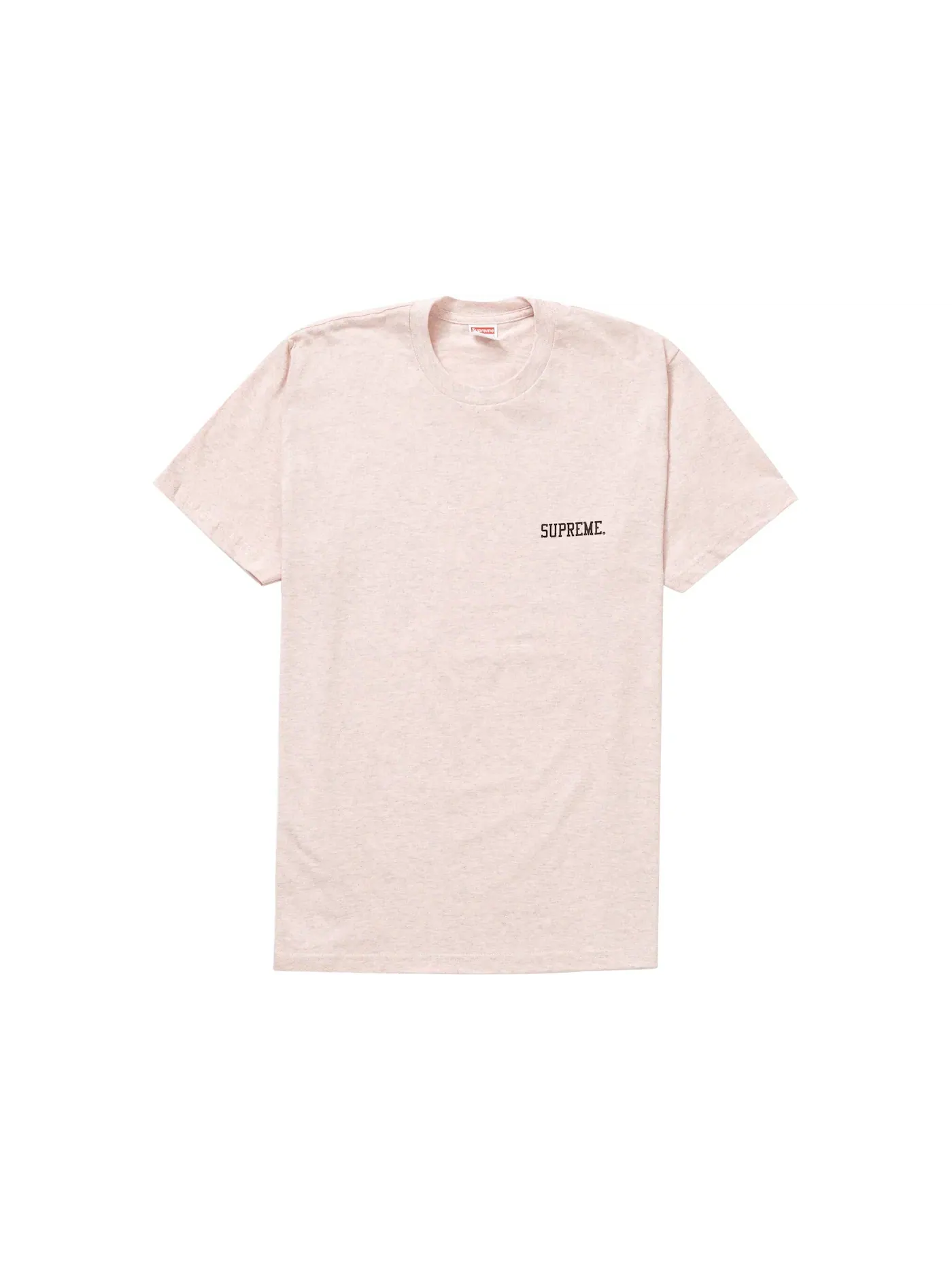 Мужская футболка с принтом Heroines Tee Supreme — изображение 1 из 2, светлый розовый