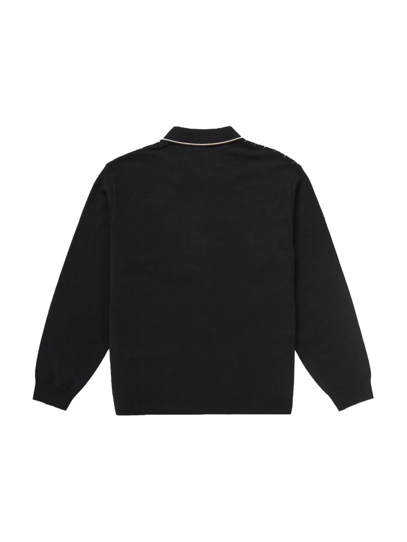 Мужской кардиган из елочки Cardigan Supreme — изображение 2 из 2, черный