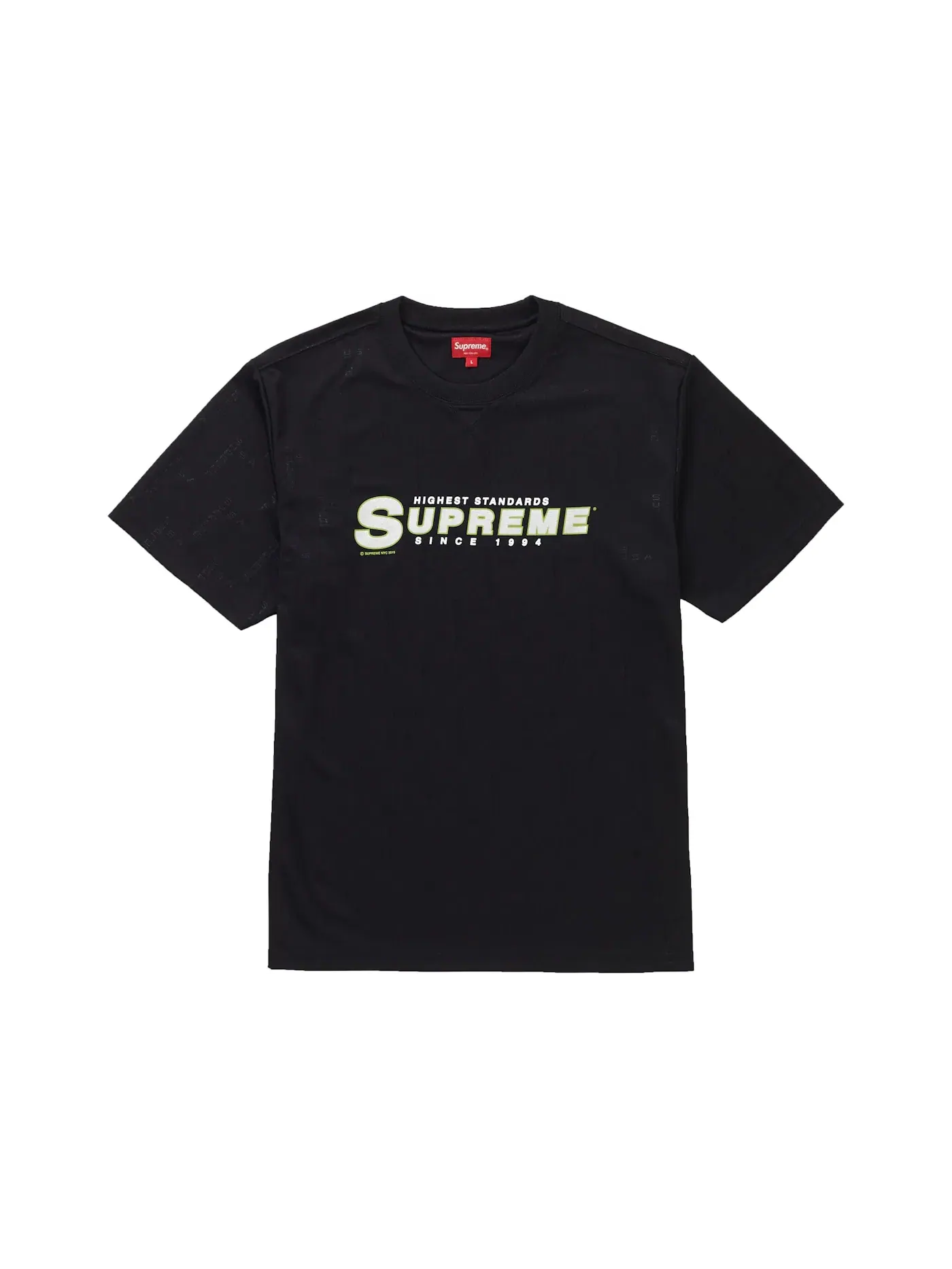 Мужская футболка Supreme S/S Top — изображение 1 из 1, черный