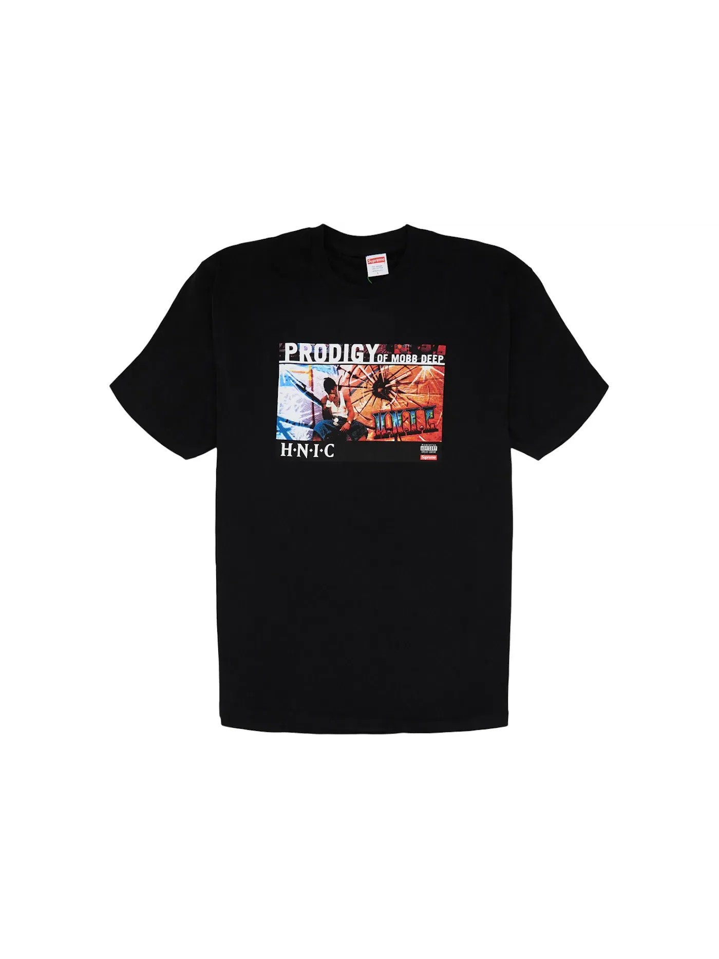 Мужская футболка с принтом Tee Supreme — изображение 1 из 1, черный