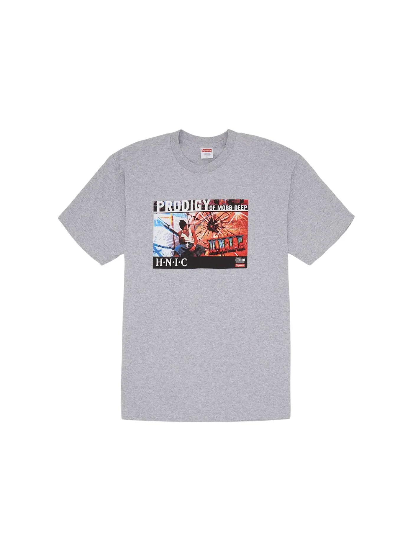 Мужская футболка с принтом Tee Supreme — изображение 1 из 1, серый
