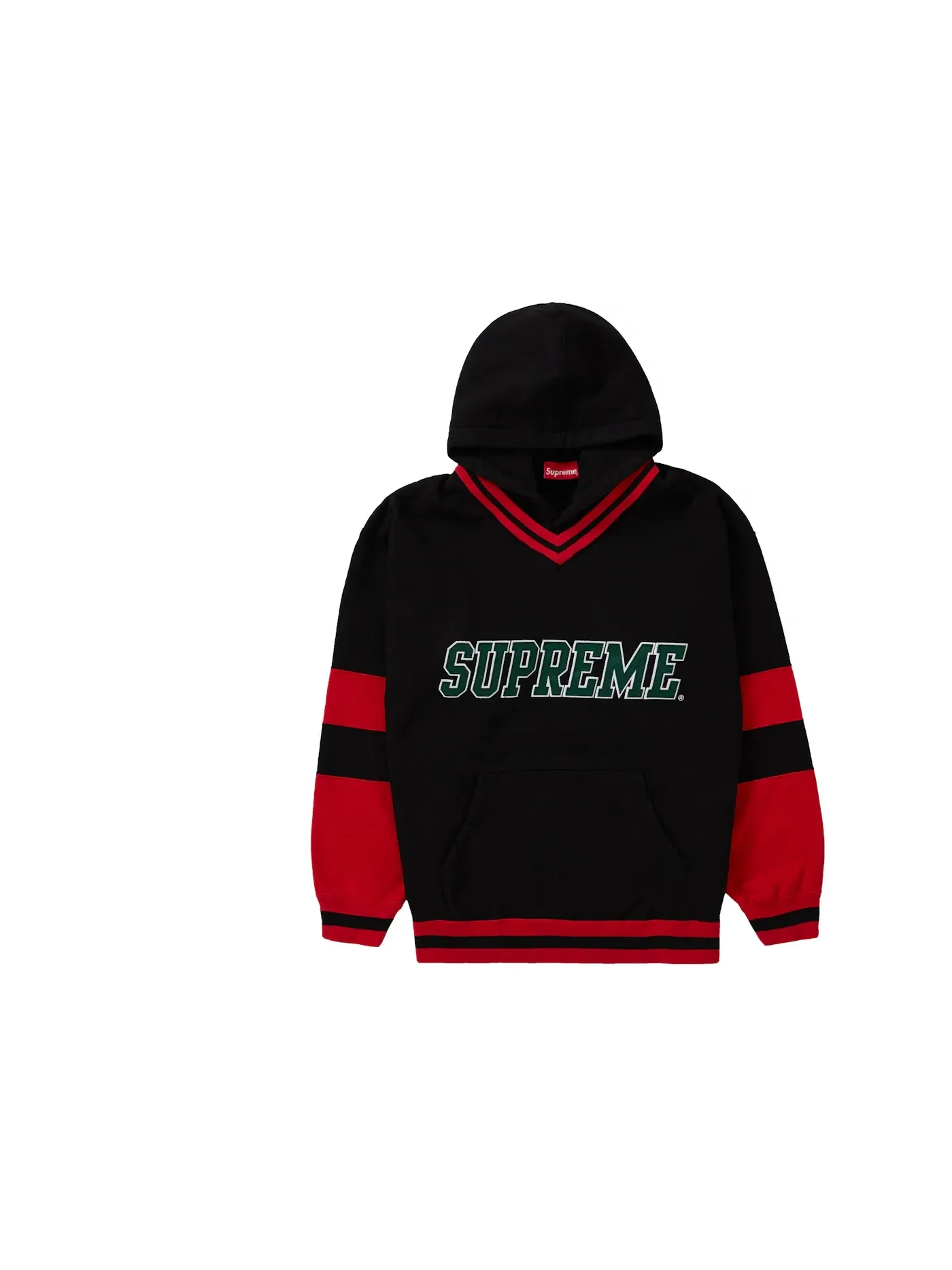 Мужская худи с капюшоном Supreme Hooded Sweatshirt — изображение 1 из 1, черный