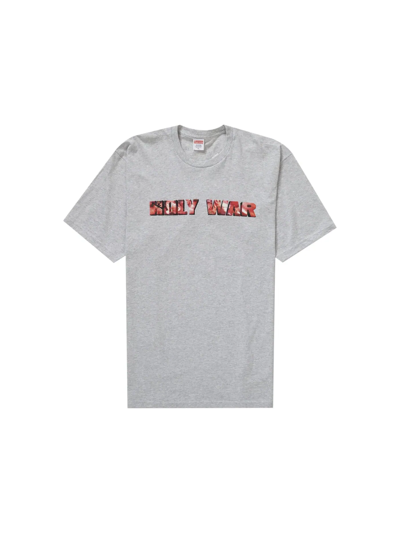 Мужская футболка Supreme Holy War Tee — изображение 1 из 2, серый