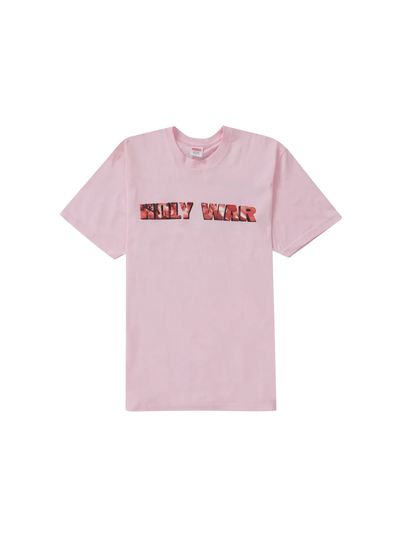Мужская футболка с принтом Supreme Tee — изображение 1 из 2, розовый