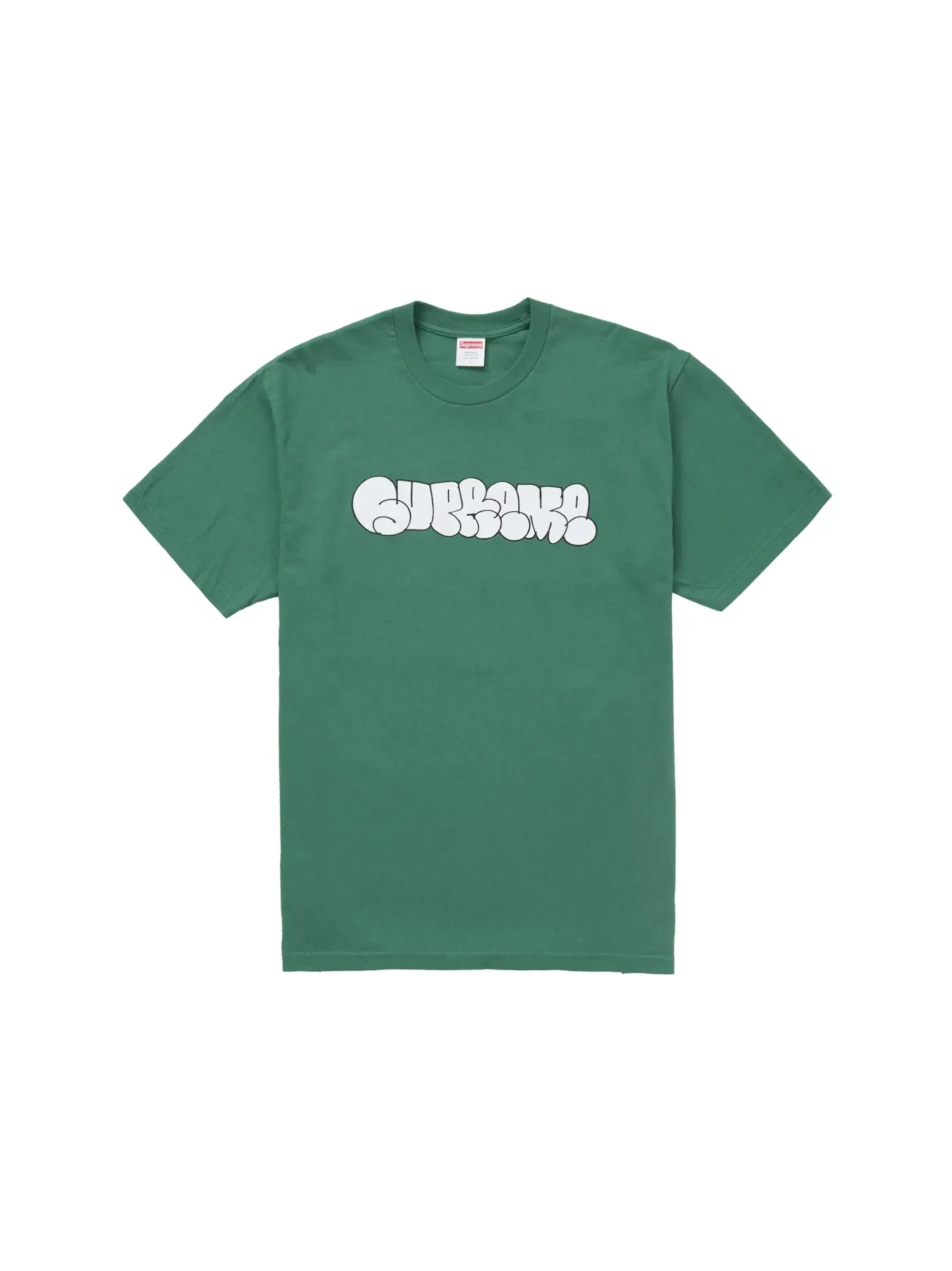 Мужская футболка с принтом Supreme Tee — изображение 1 из 2, зеленый