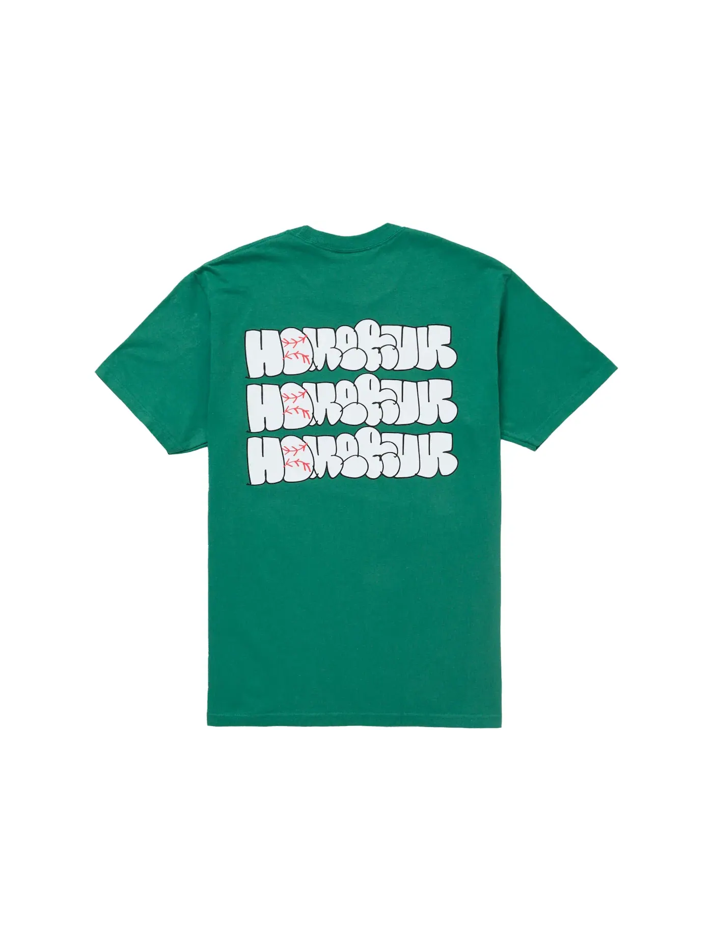 Мужская футболка с принтом Supreme Tee — изображение 2 из 2, зеленый