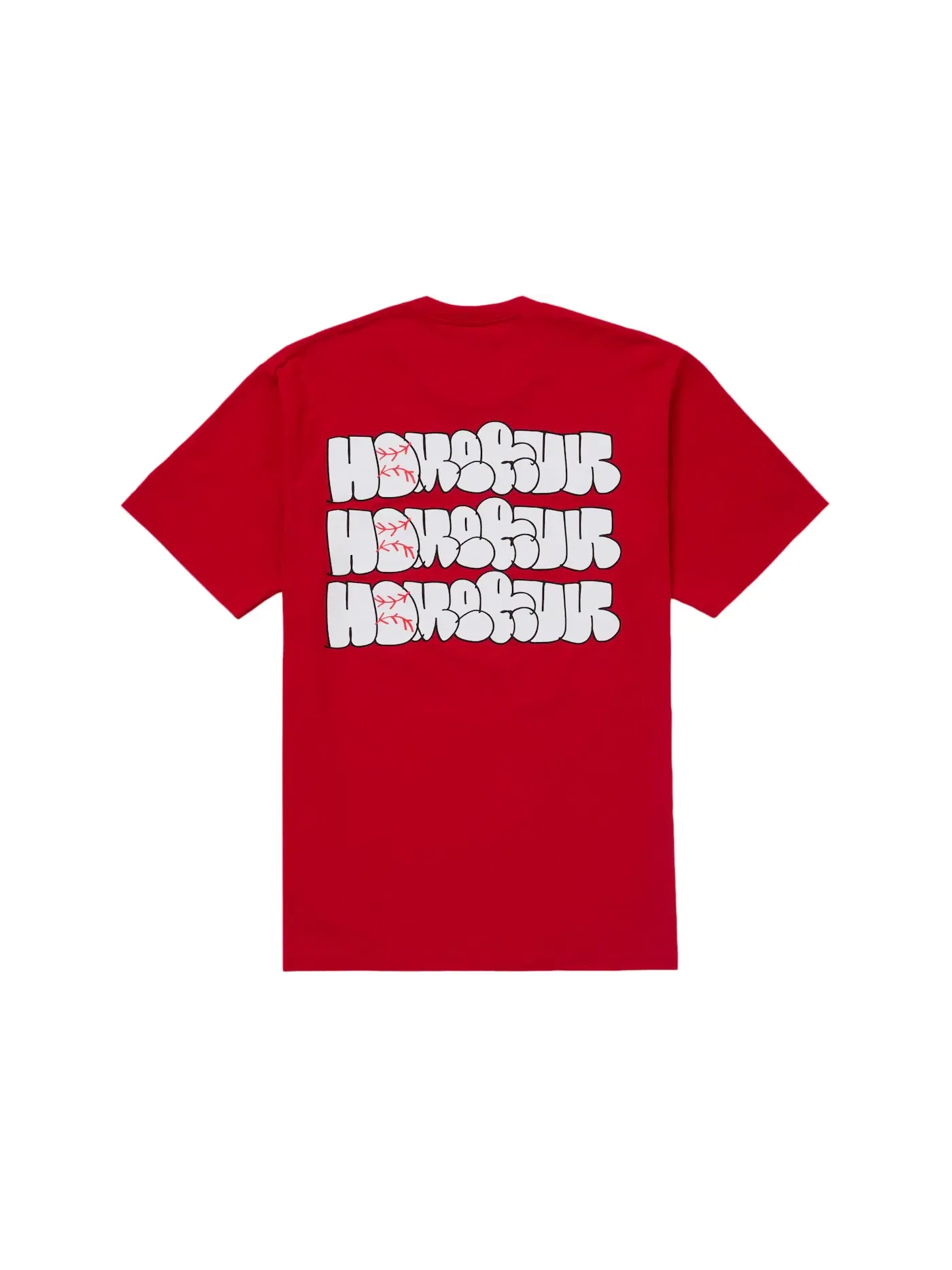 Мужская футболка с коротким рукавом Supreme Tee — изображение 2 из 2, красный