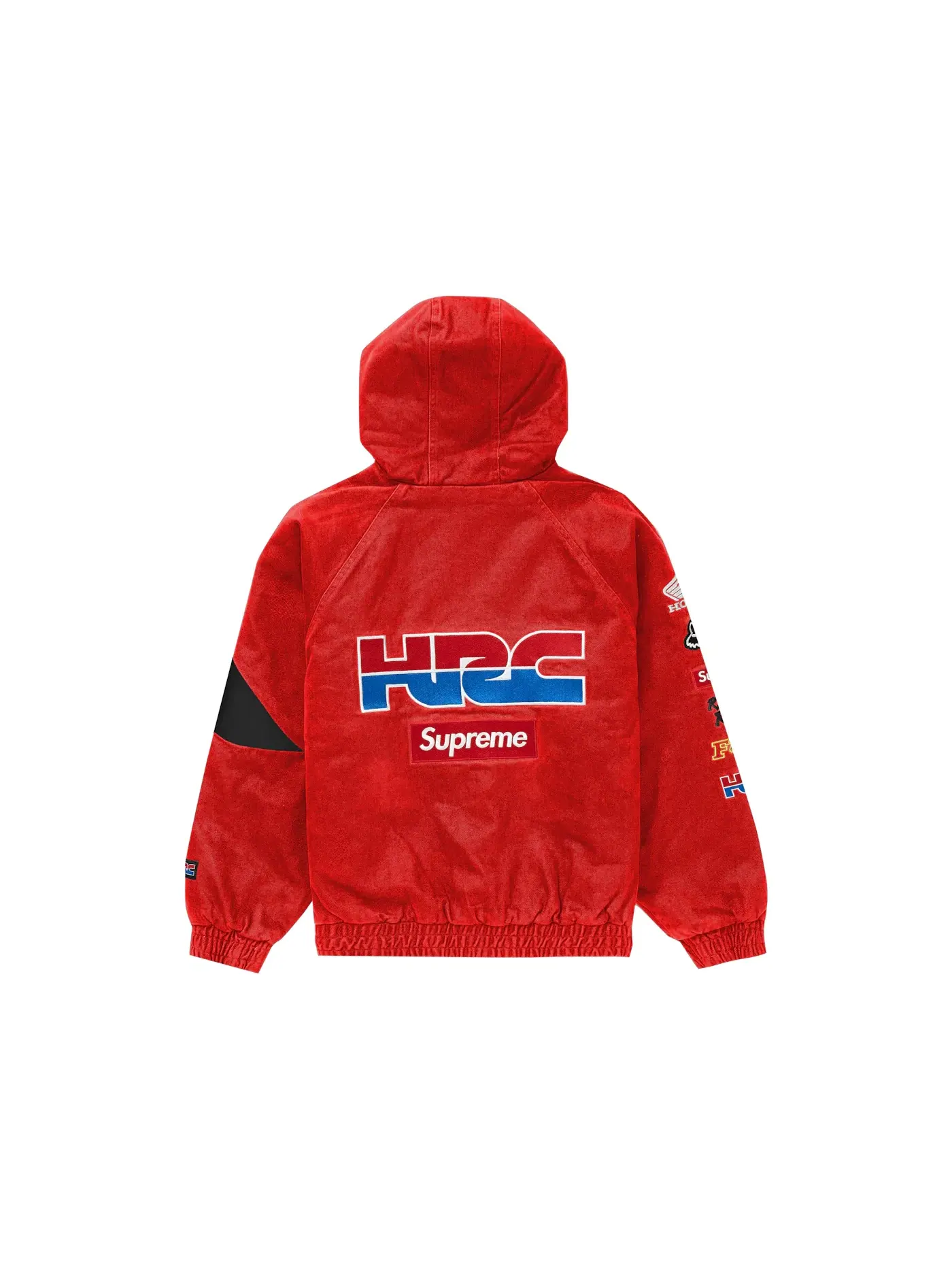 Мужская куртка с принтом Zip Up Jacket Supreme — изображение 2 из 2, красный