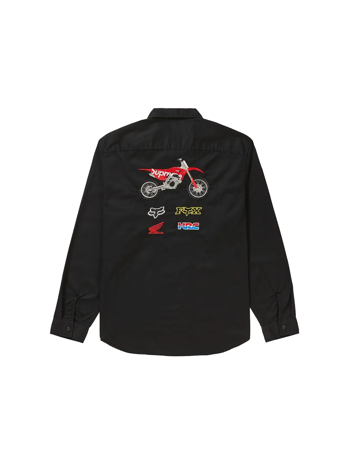 Мужская рубашка с длинным рукавом Work Shirt Supreme — изображение 2 из 2, черный