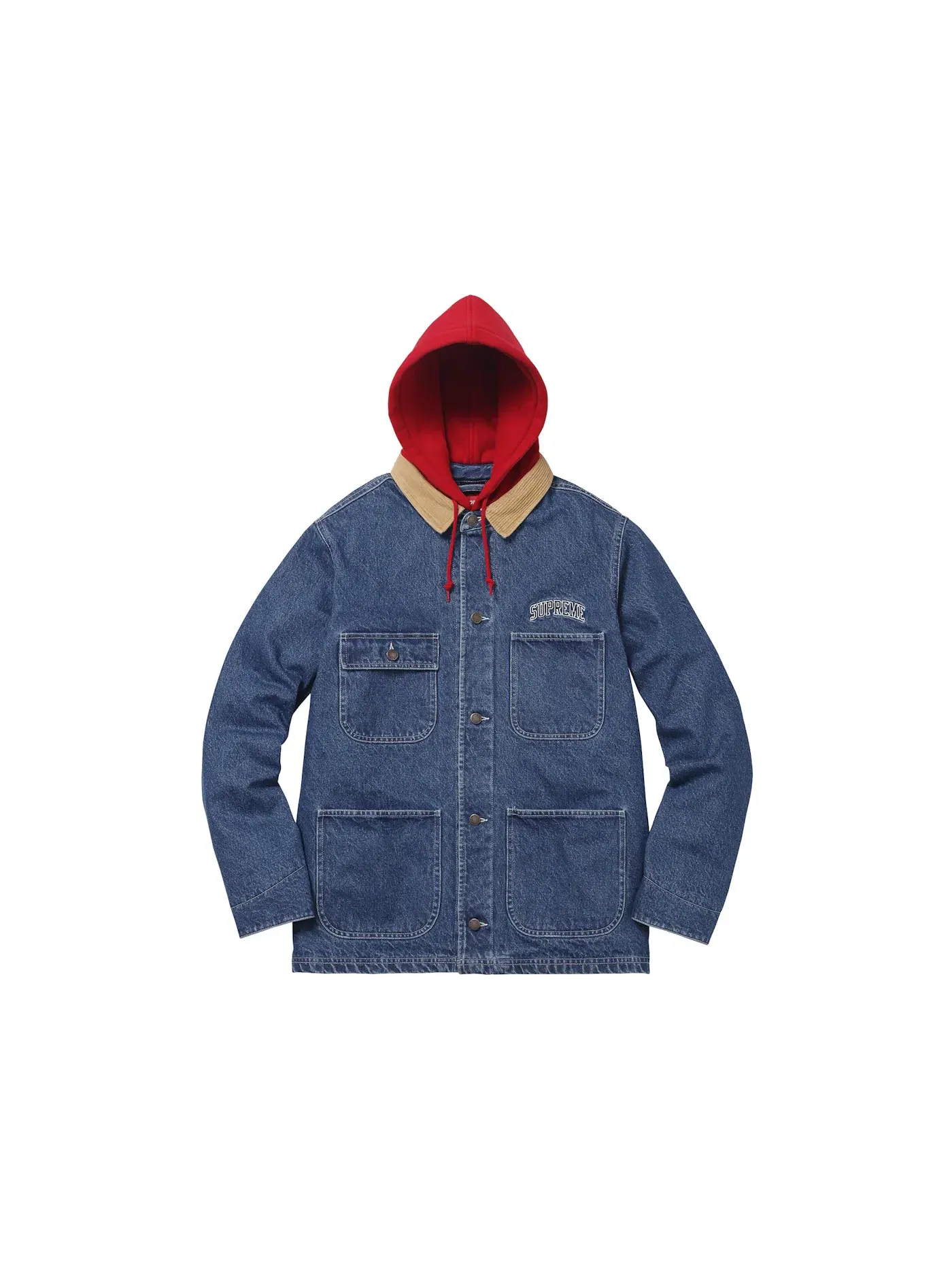 Мужское пальто с капюшоном Supreme Coat — изображение 1 из 1, синий