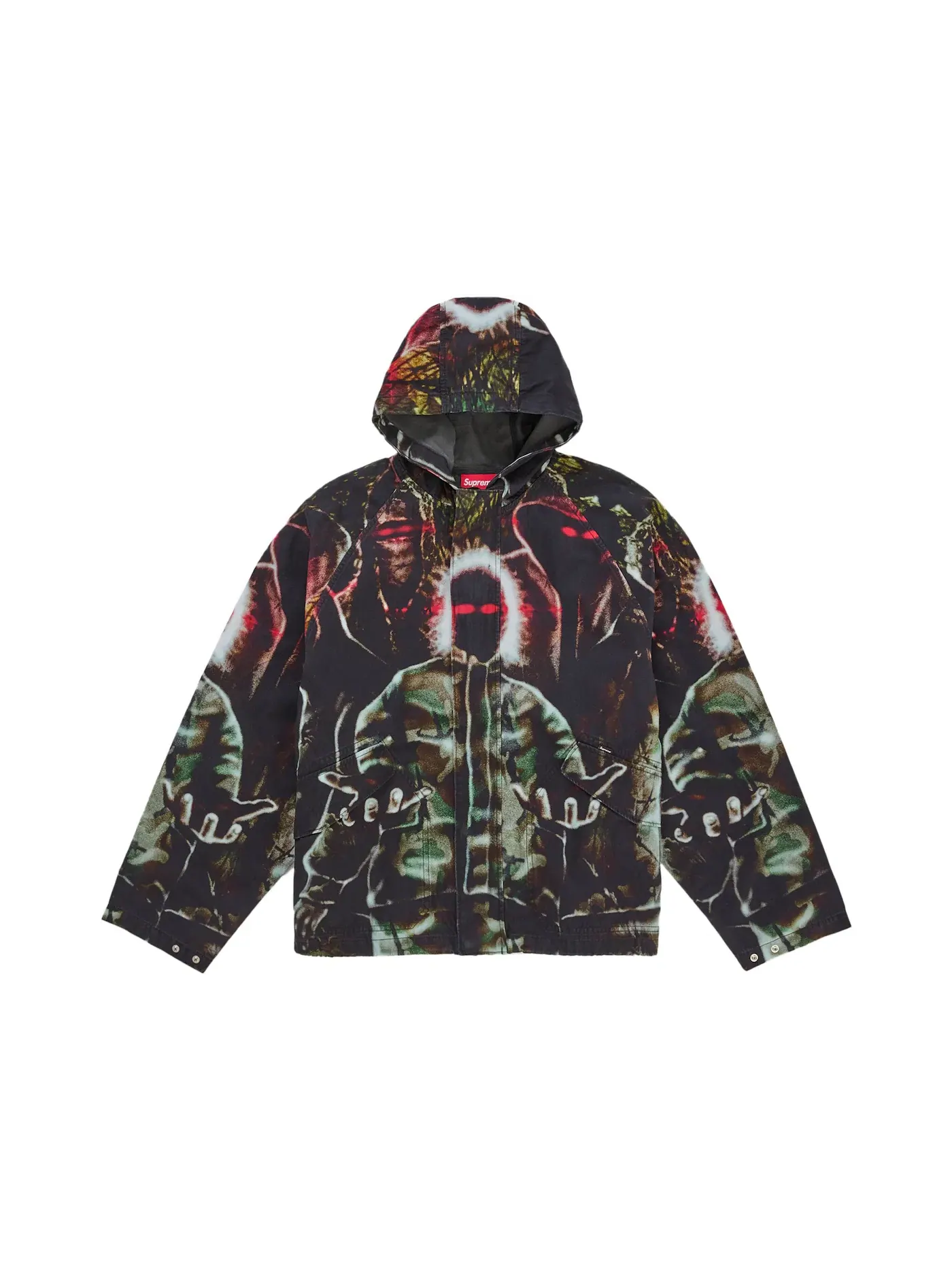 Мужская куртка-реглан с капюшоном с принтом Art Dealer Camo Supreme, Art Dealer Camo — изображение 1 из 3