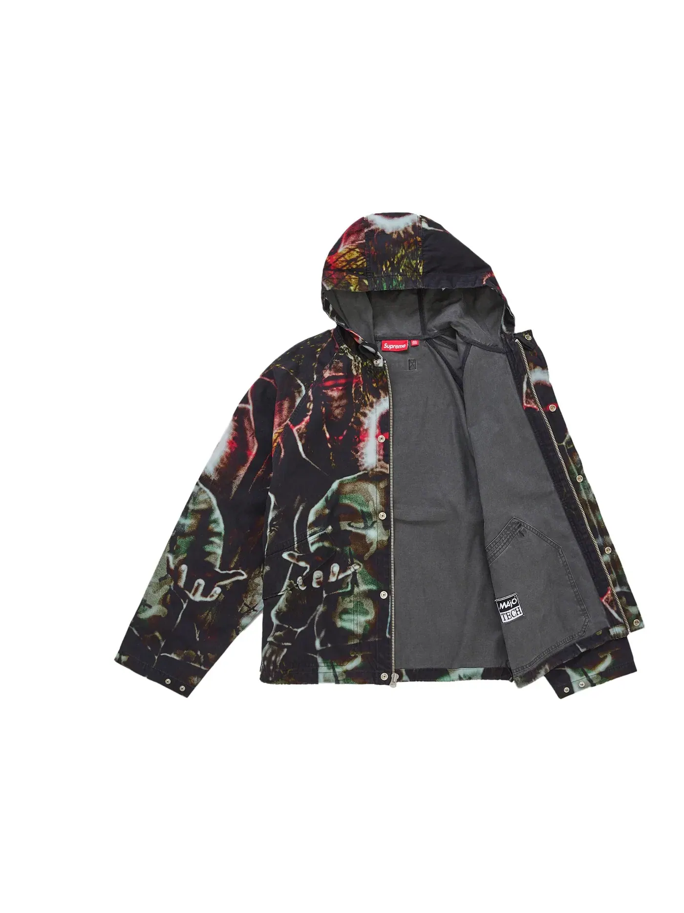 Мужская куртка-реглан с капюшоном с принтом Art Dealer Camo Supreme, Art Dealer Camo — изображение 2 из 3