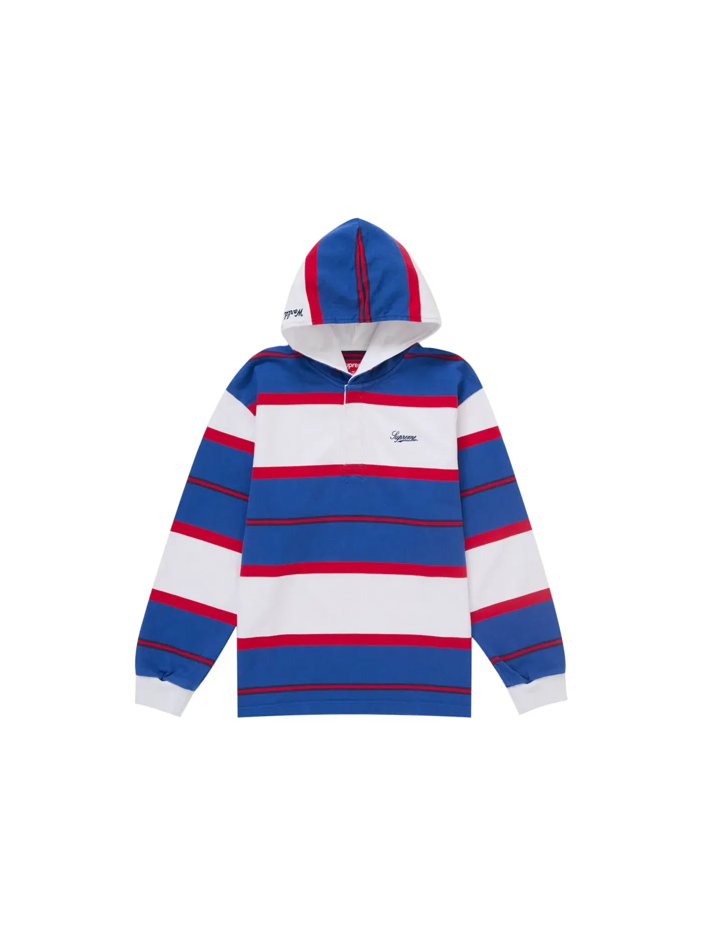 Мужская худи с капюшоном футбольная Supreme Rugby — изображение 1 из 2, королевский