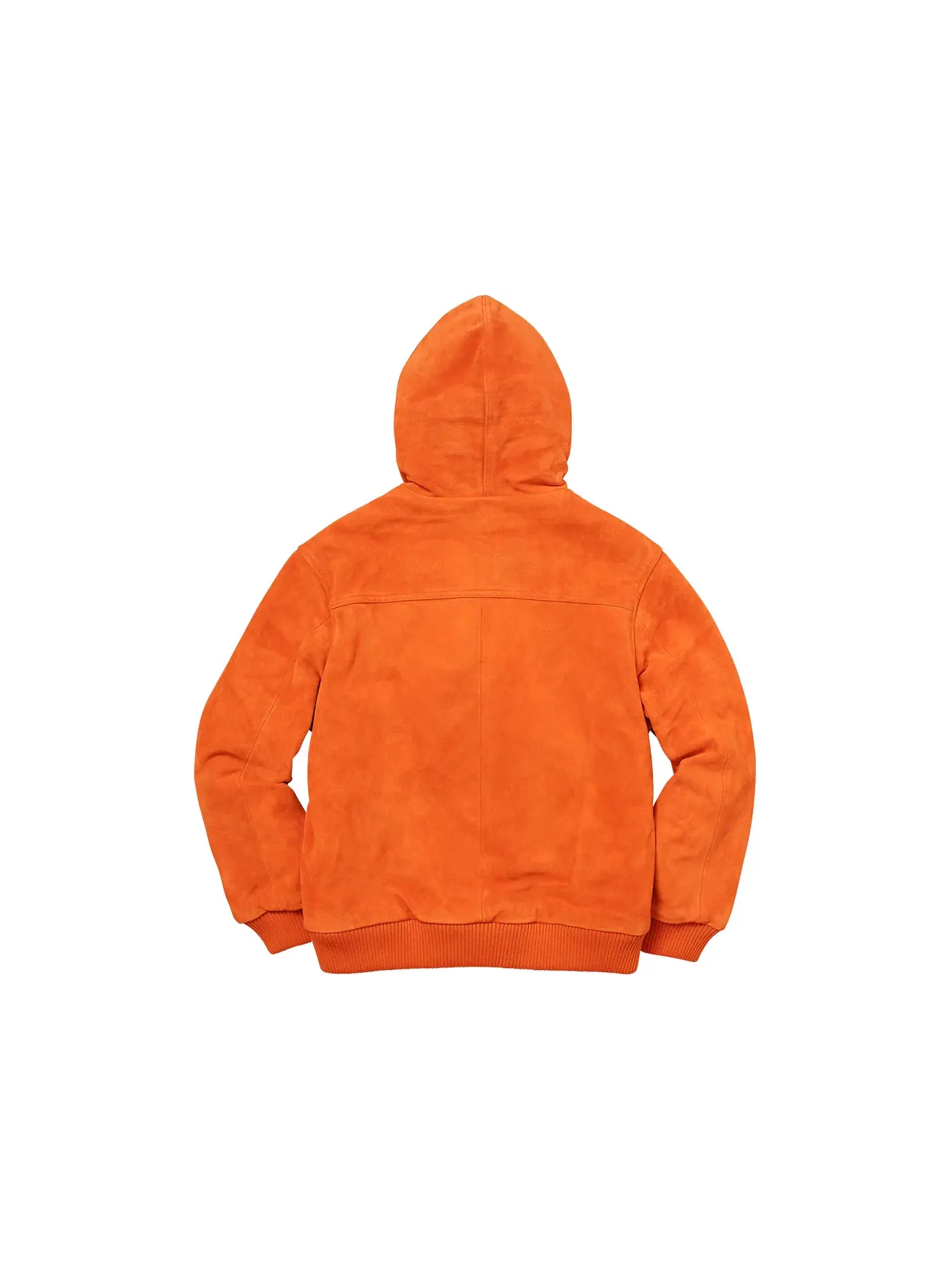 Мужская куртка из замши с капюшоном Supreme Orange — изображение 3 из 3