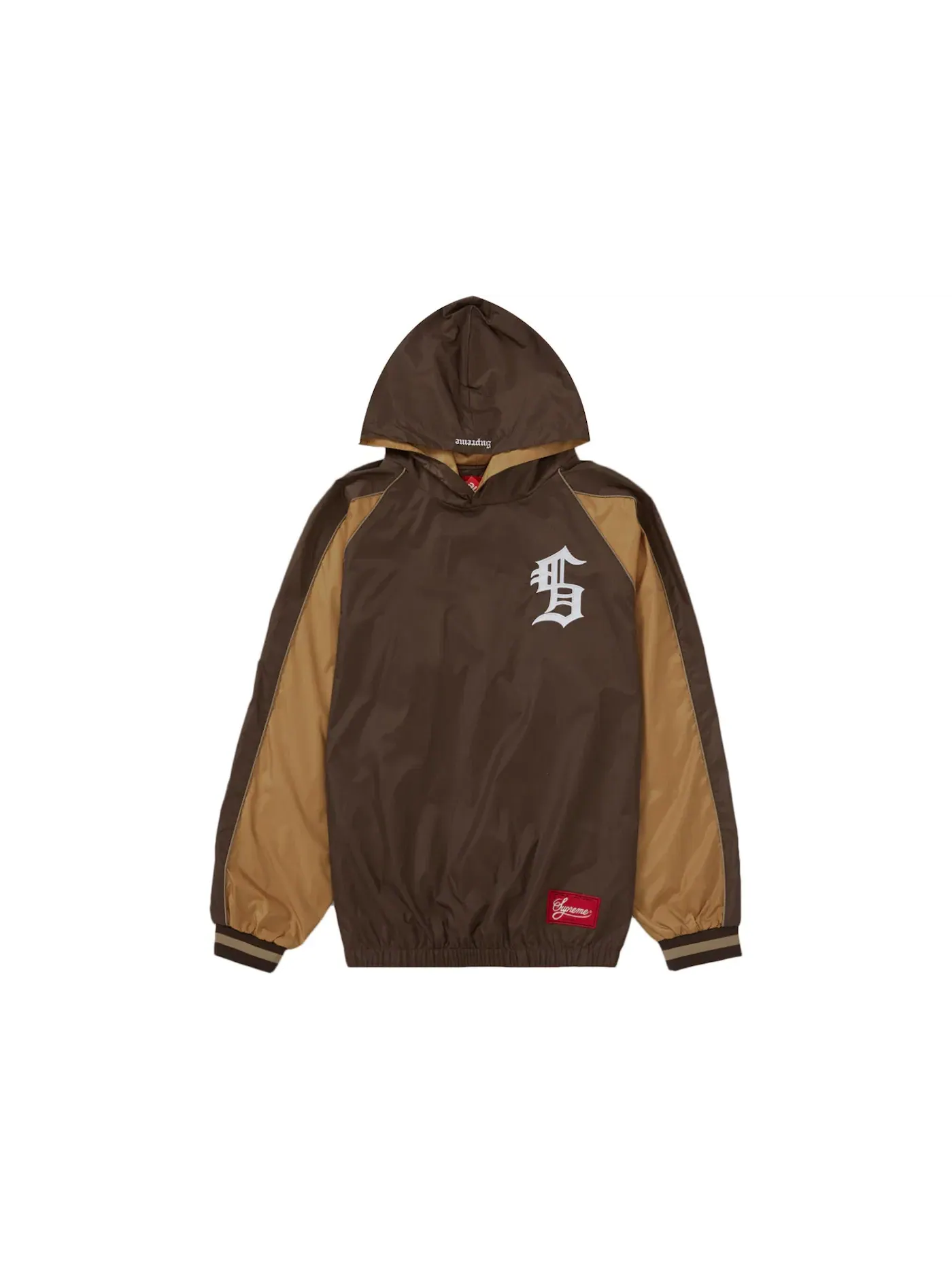 Мужской худи Supreme Pullover — изображение 1 из 1, коричневый