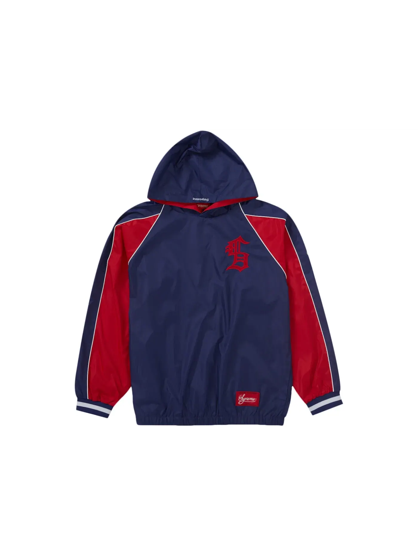 Мужской худи с капюшоном Supreme Pullover — изображение 1 из 1, темно-синий