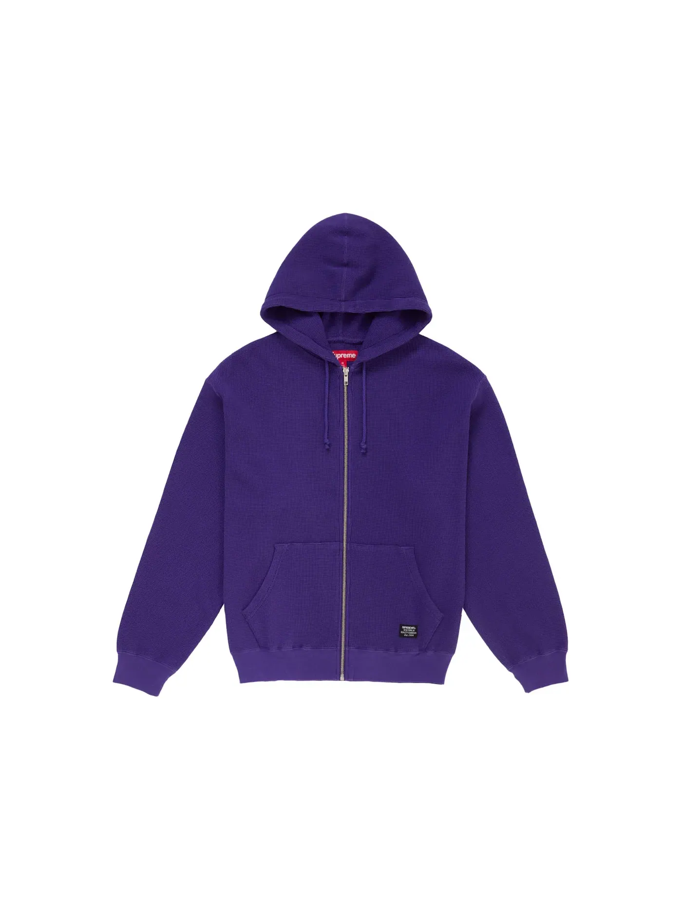 Мужская толстовка на молнии с капюшоном Supreme Thermal (SS25) — изображение 1 из 1, фиолетовый