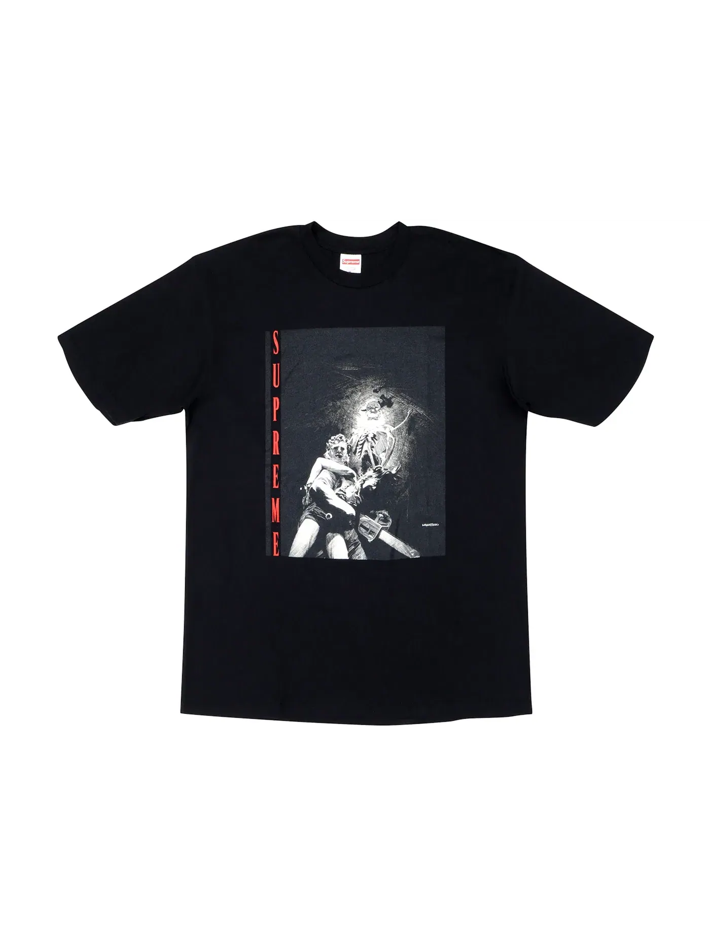 Мужская футболка с принтом Tee Supreme — изображение 1 из 1, черный