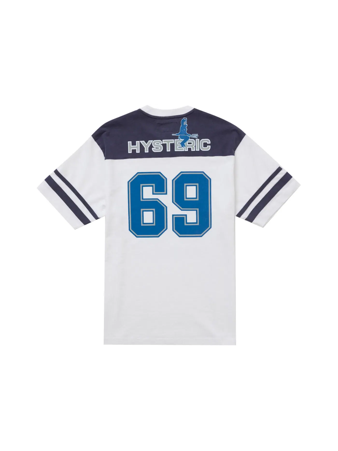 Мужская футболка с принтом Supreme Hysteric Glamour 69 Football Top — изображение 2 из 2, белый