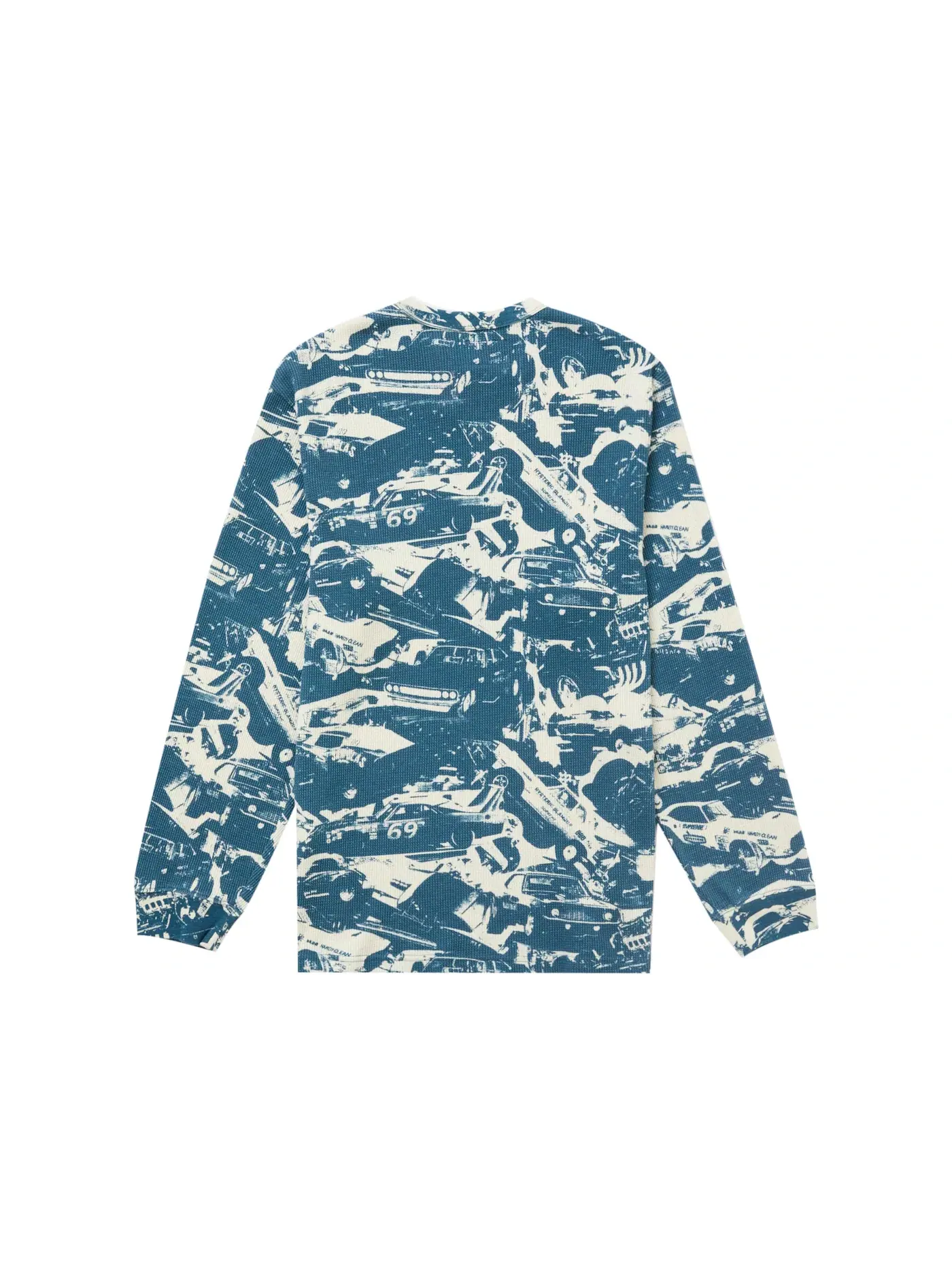 Мужская футболка с принтом Supreme Hysteric Glamour Cars Thermal — изображение 2 из 2, бирюзовый